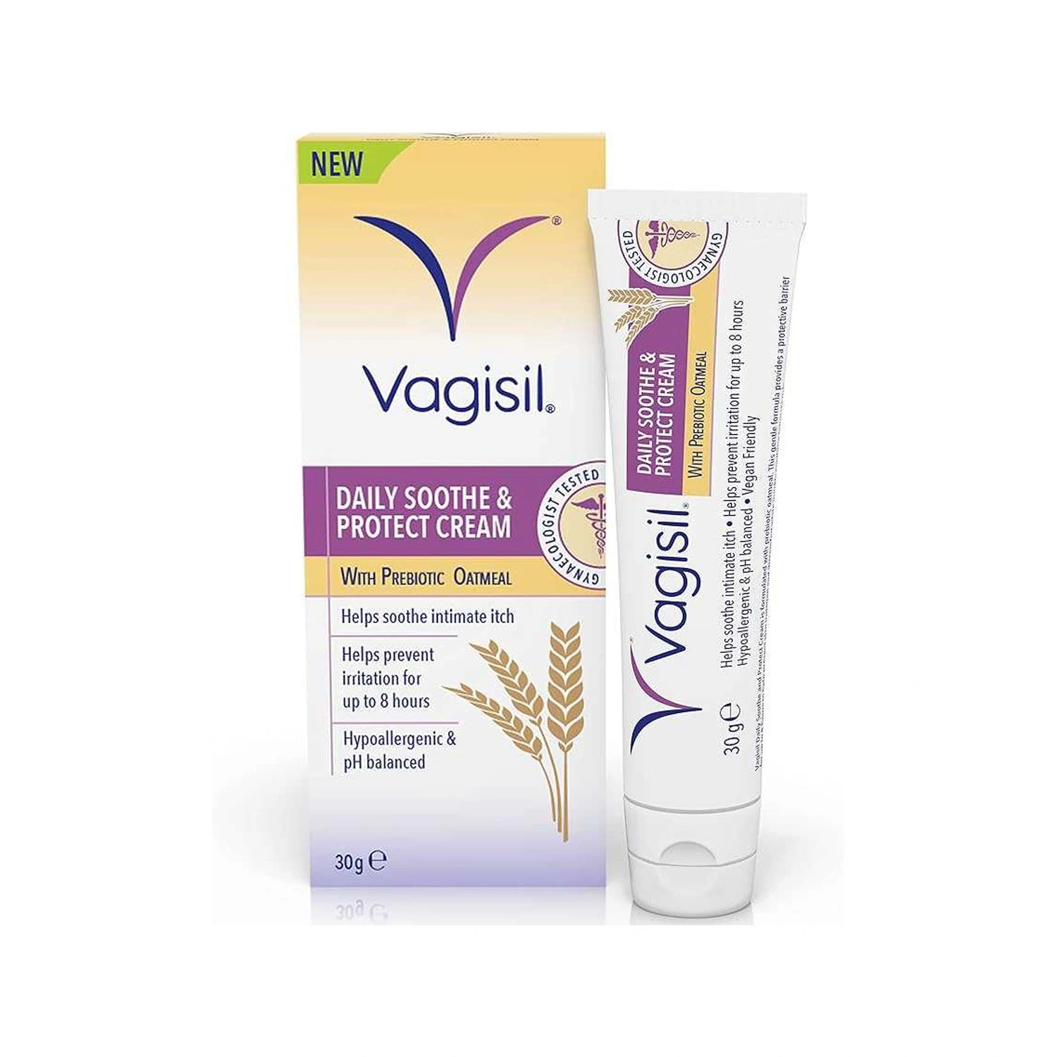 Vagisil Daily Soothe & Protect Cream For Women 30g