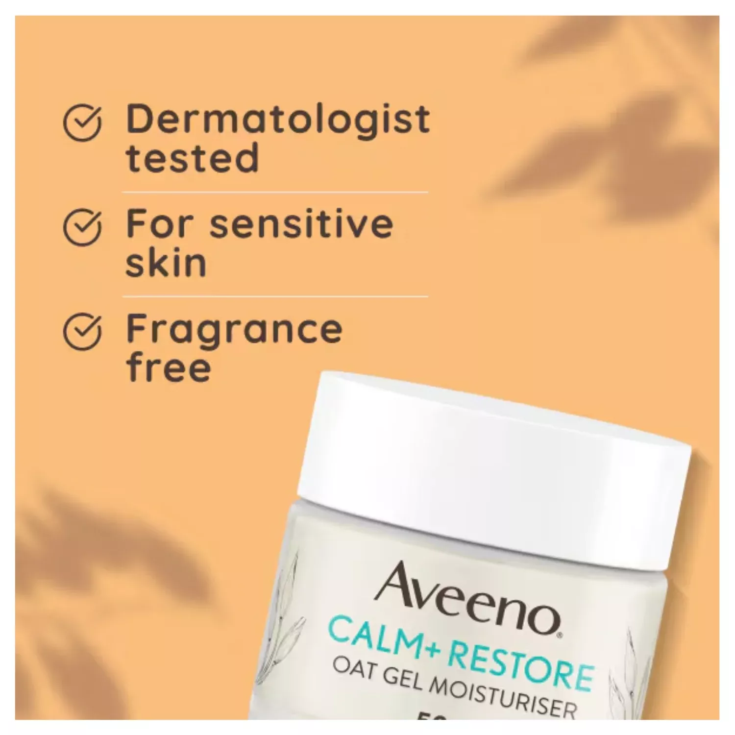 Aveeno Calm & Restore Oat Gel Moisturiser 50ml