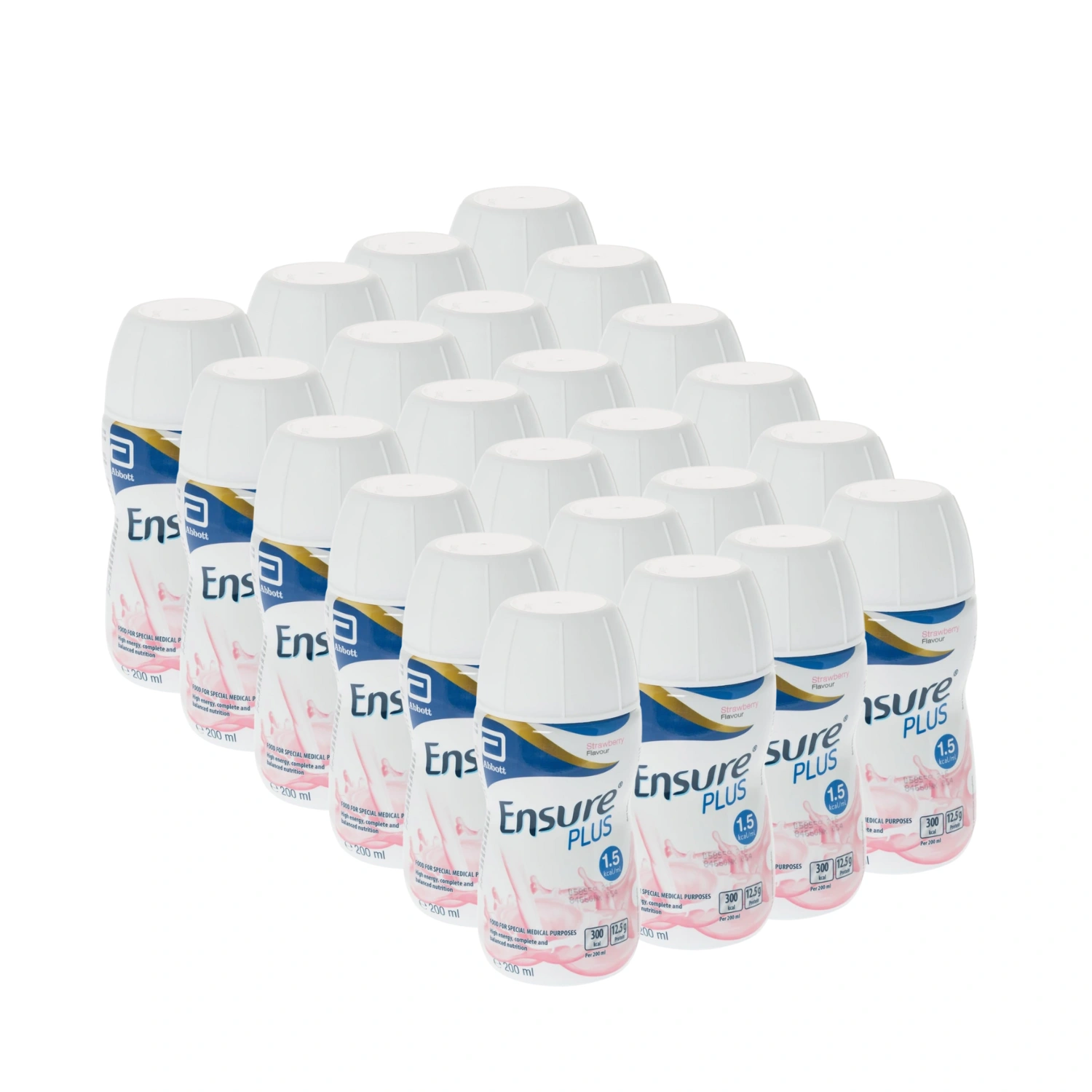 Ensure Plus Nutritional Supplement Drink Strawberry 200ml (Pack of 24)