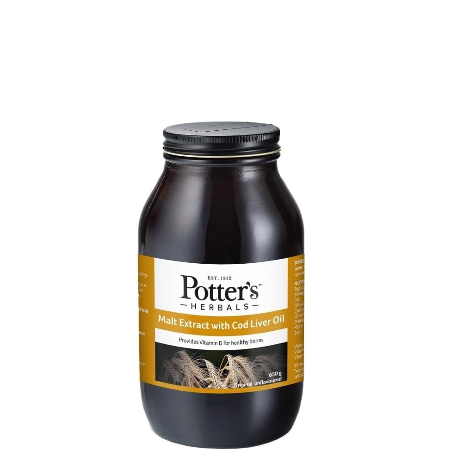 Potters Malt Extract with Cod Liver Oil Original 650g