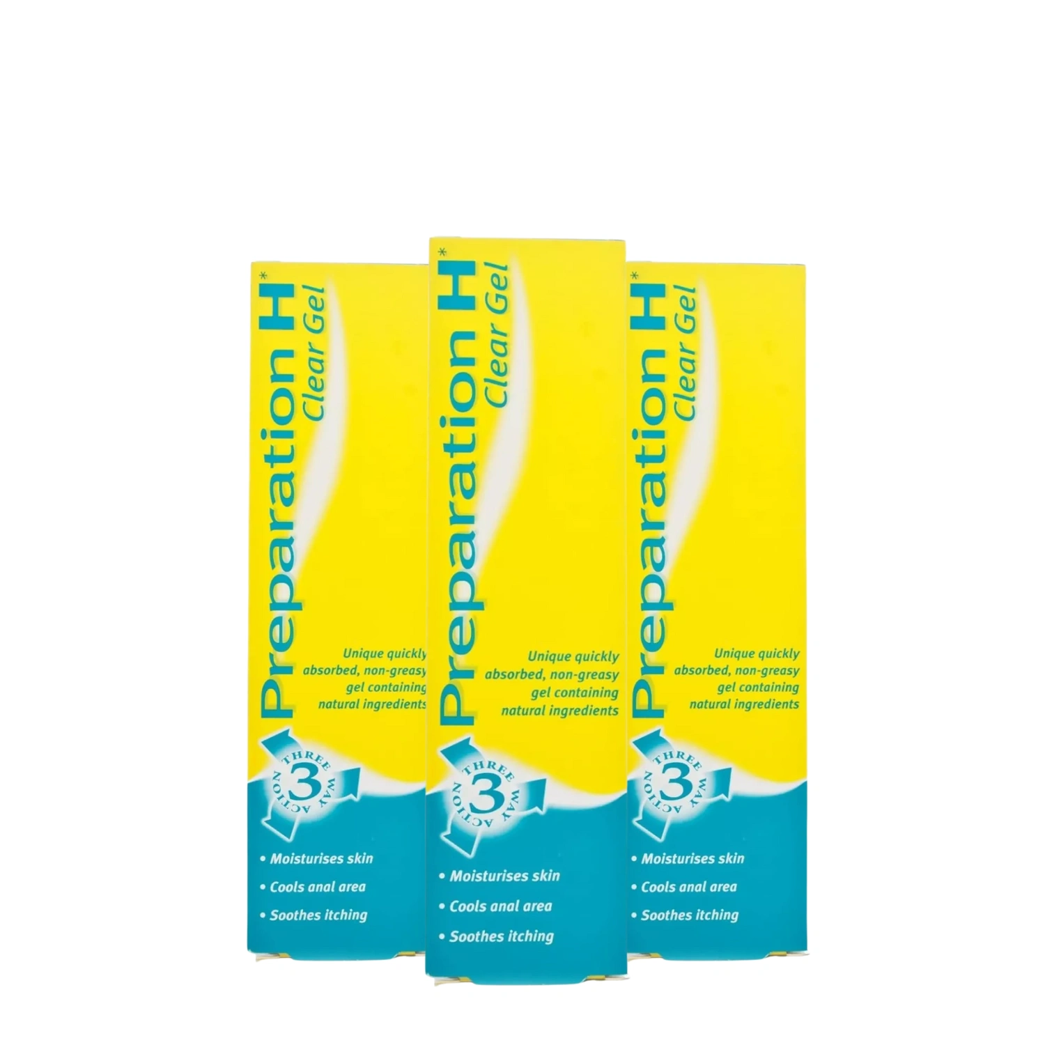 Preparation H Clear Gel 50g – Pack of 3