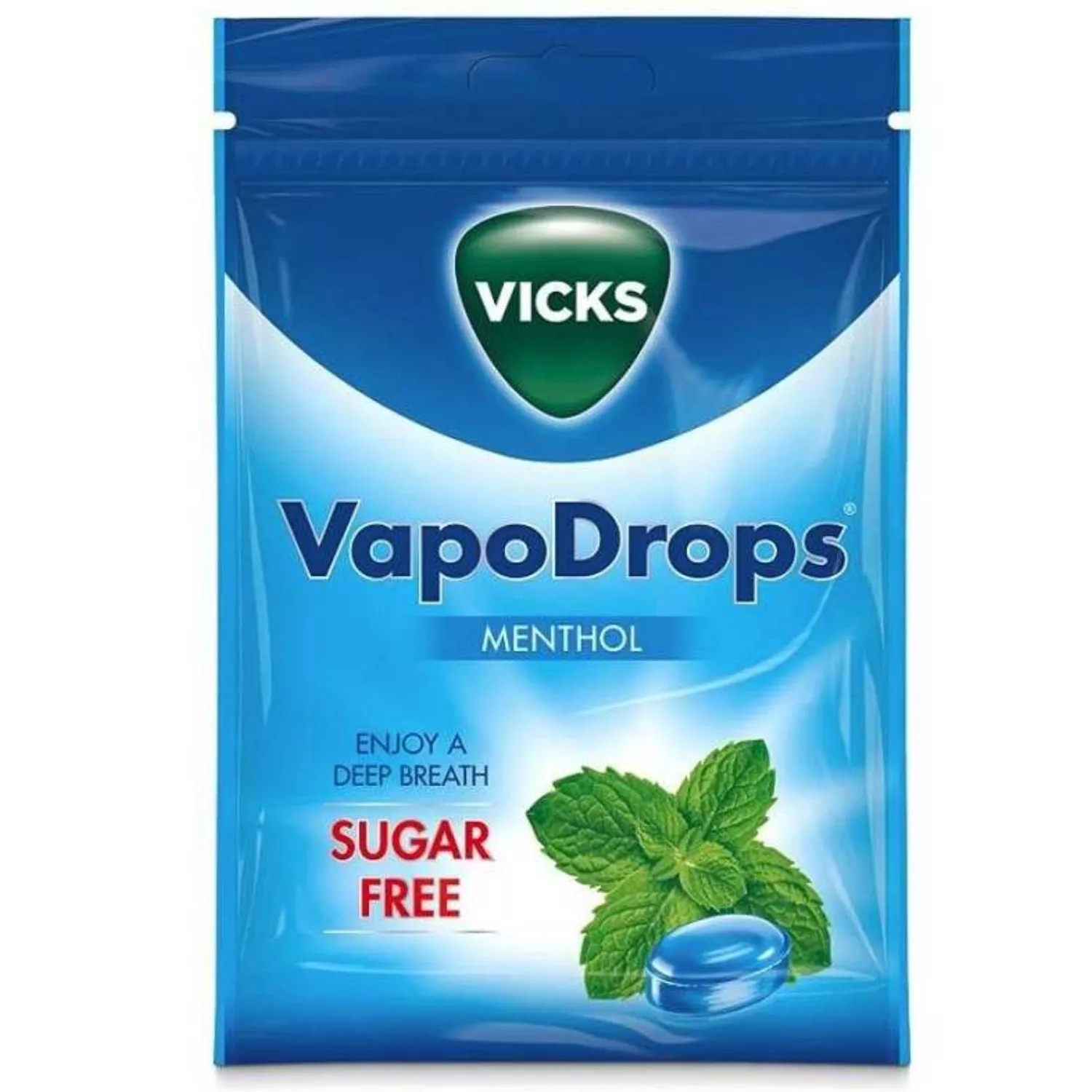 Vicks Vapodrops Sugar-Free Menthol 72g