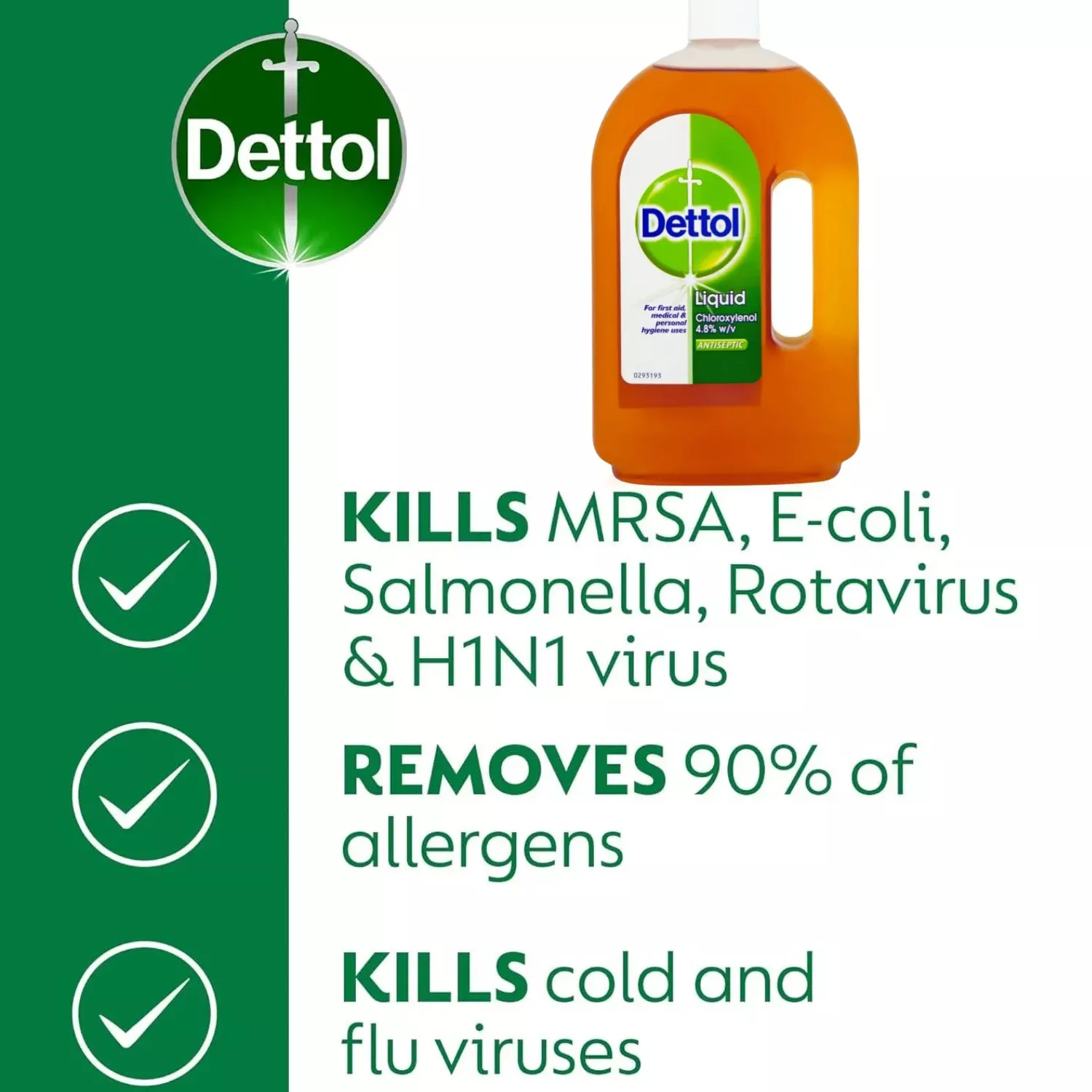 Dettol Antiseptic Disinfectant Original Liquid 750ml