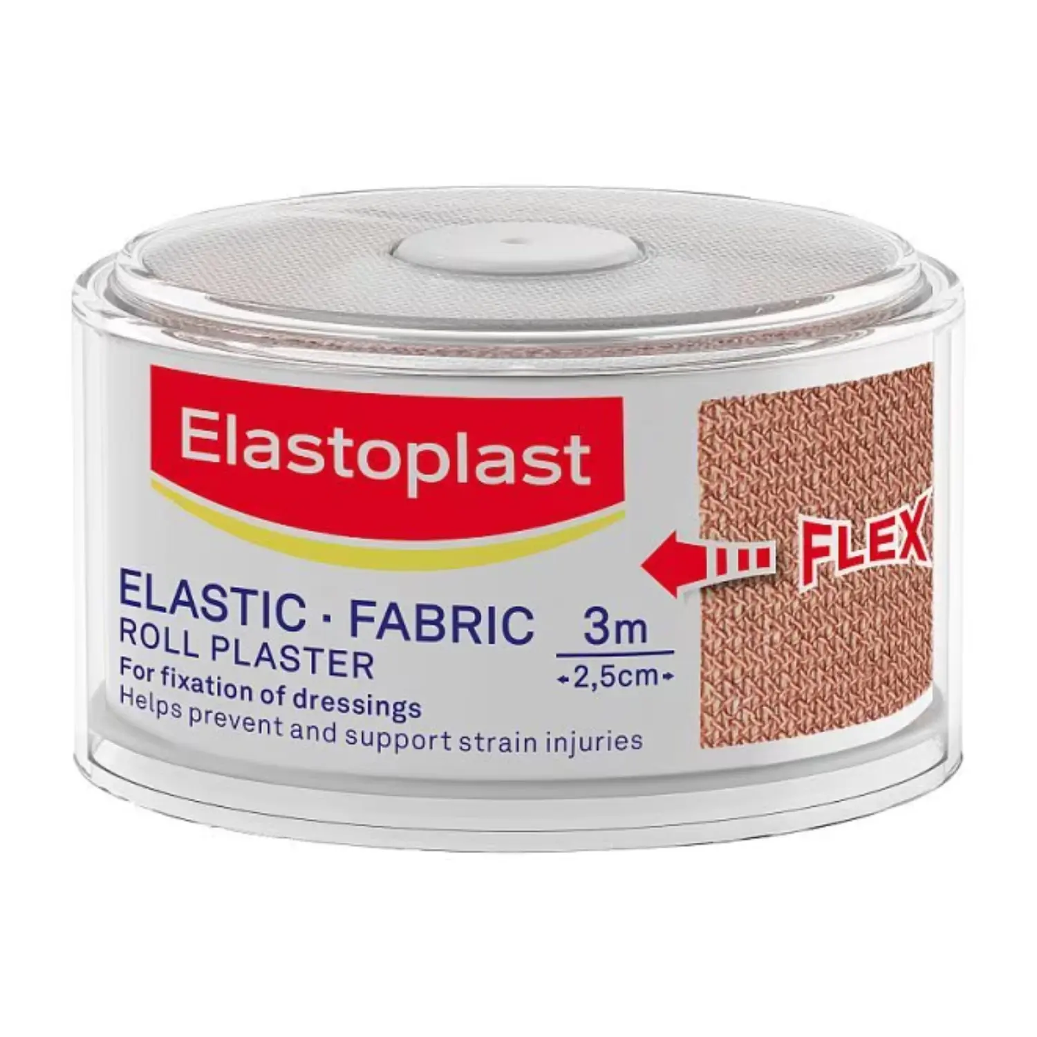 Elastoplast Fabric Elastic Roll Plaster 2.5cm x 3m