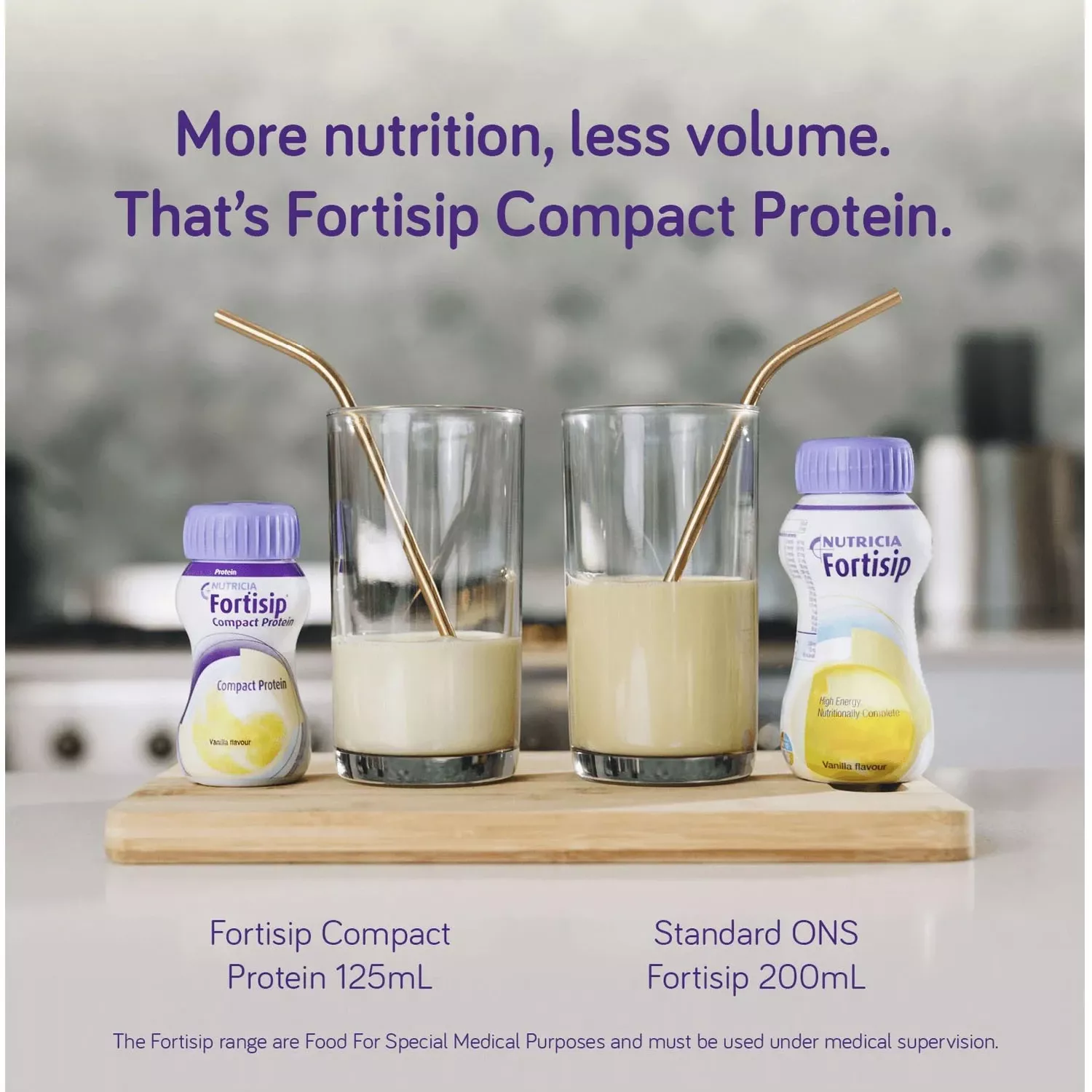 Fortisip Neutral High Energy Milkshake Bottle 200ml x 24 Pack