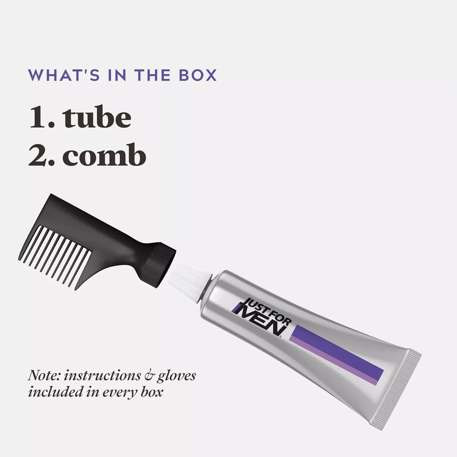 Just For Men T55 Touch of Grey Black Hair Dye