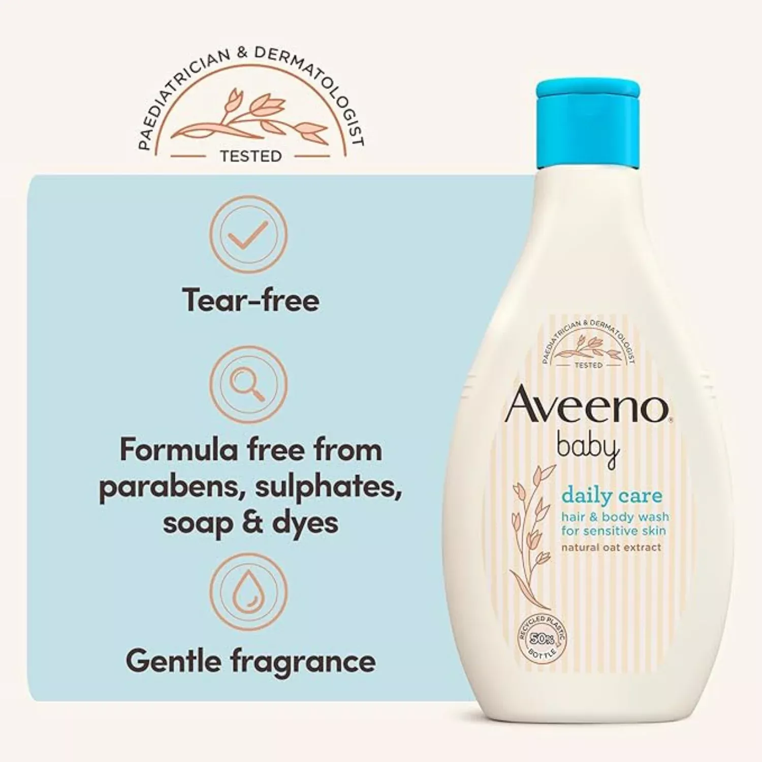 Aveeno Baby Daily Care Hair And Body Wash 250ml