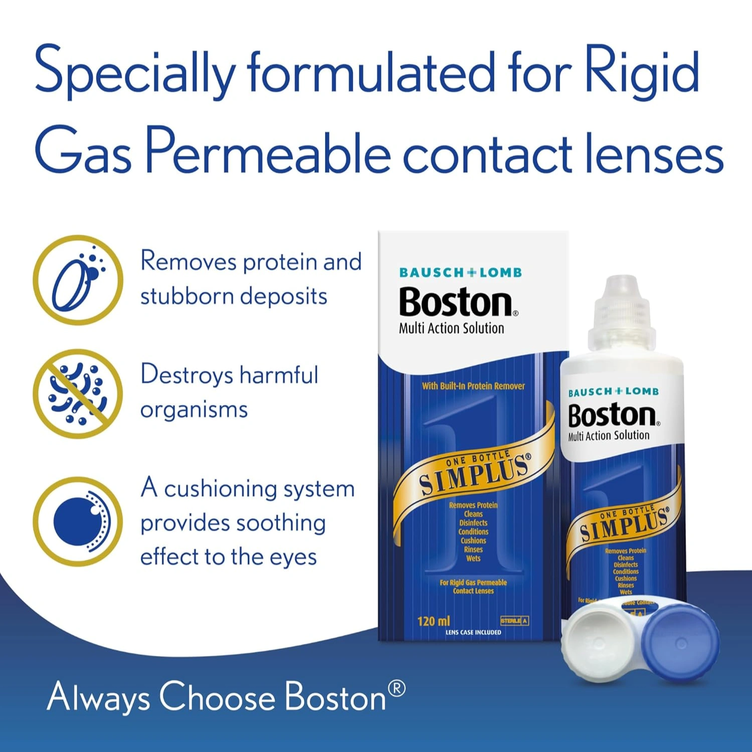 Bausch & Lomb Boston Simplus 120ml
