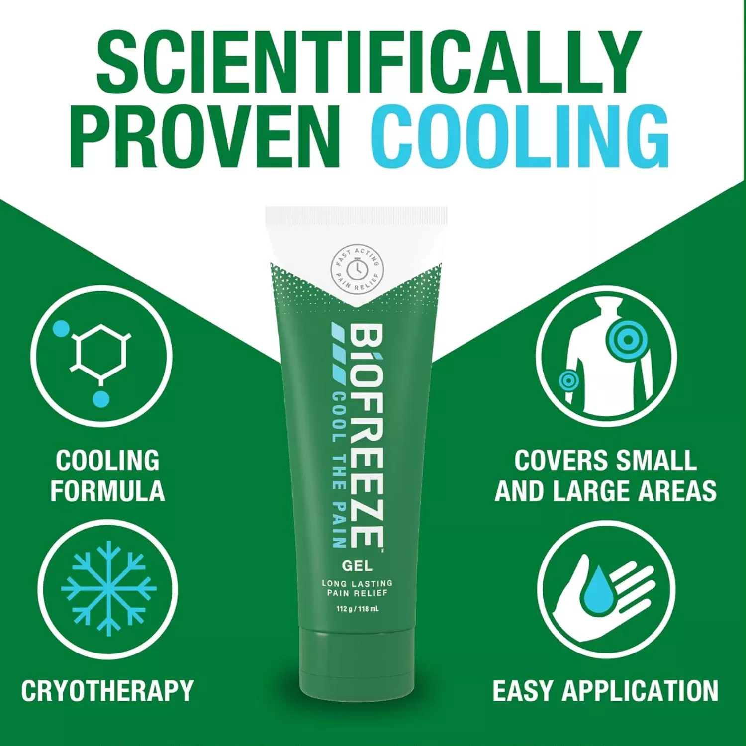 Biofreeze Pain Relieving Gel 118ml
