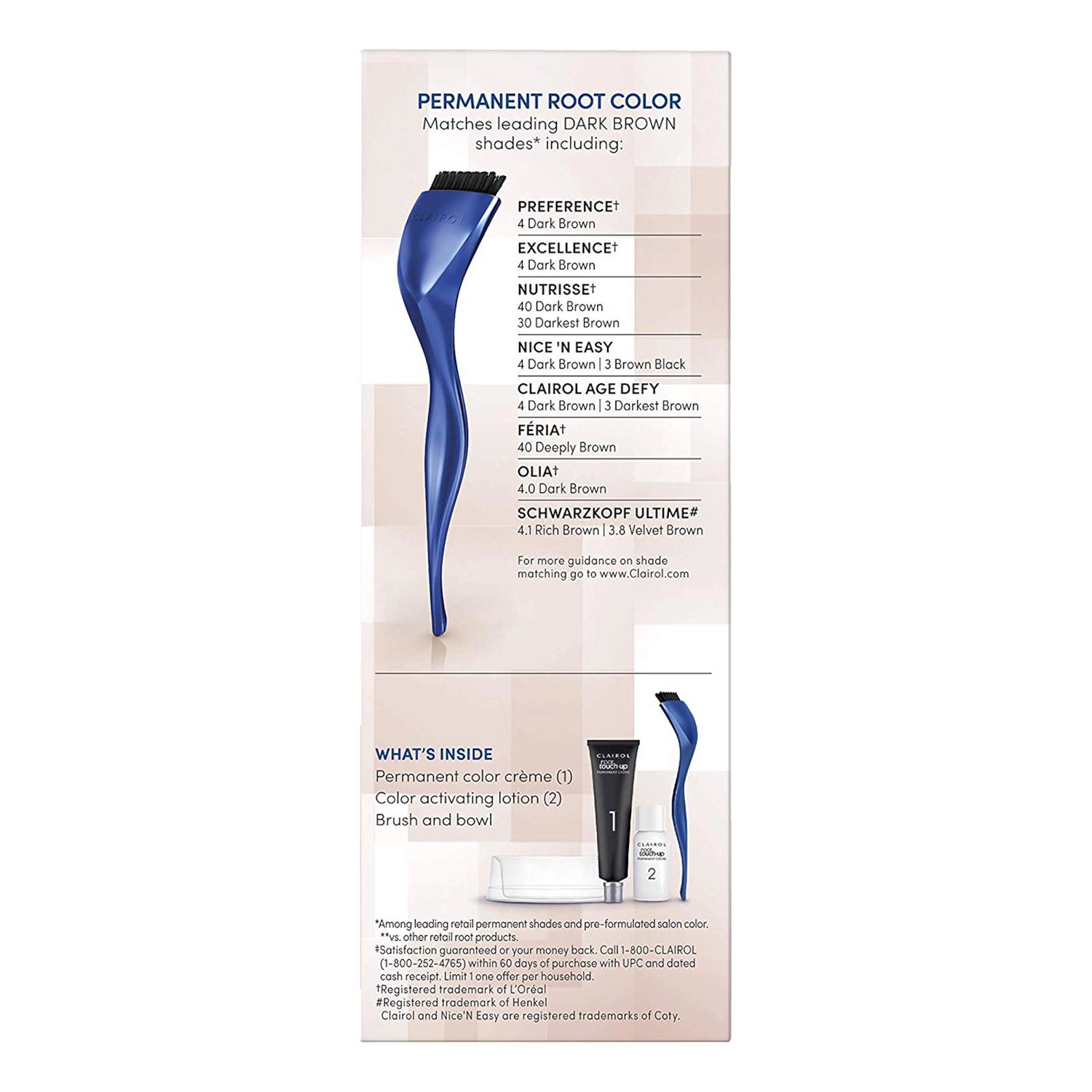 Clairol Nice’n Easy Root Touch-Up Dark Brown 4