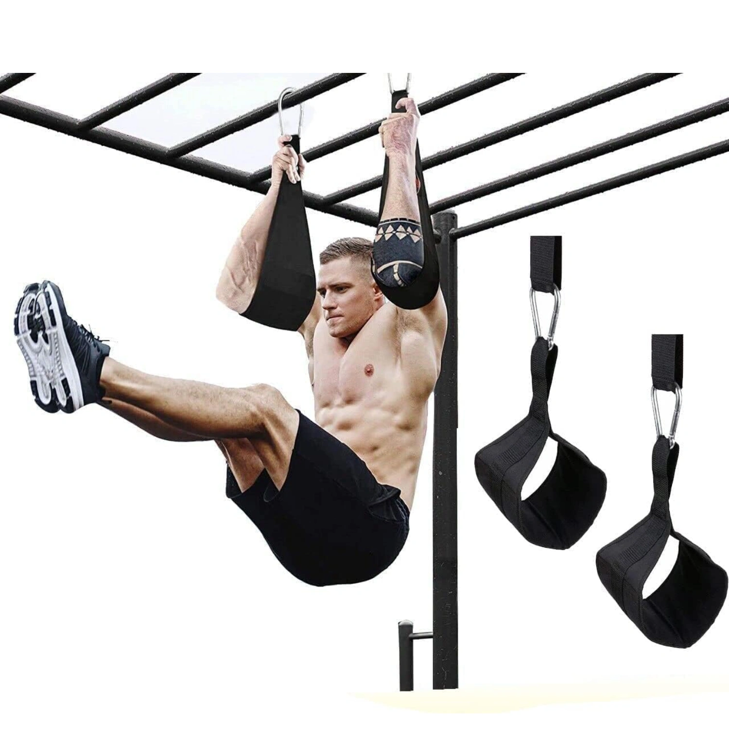 Kemket AB Abdominal Hanging Door Straps Weight Lifting Home Gym Fitness