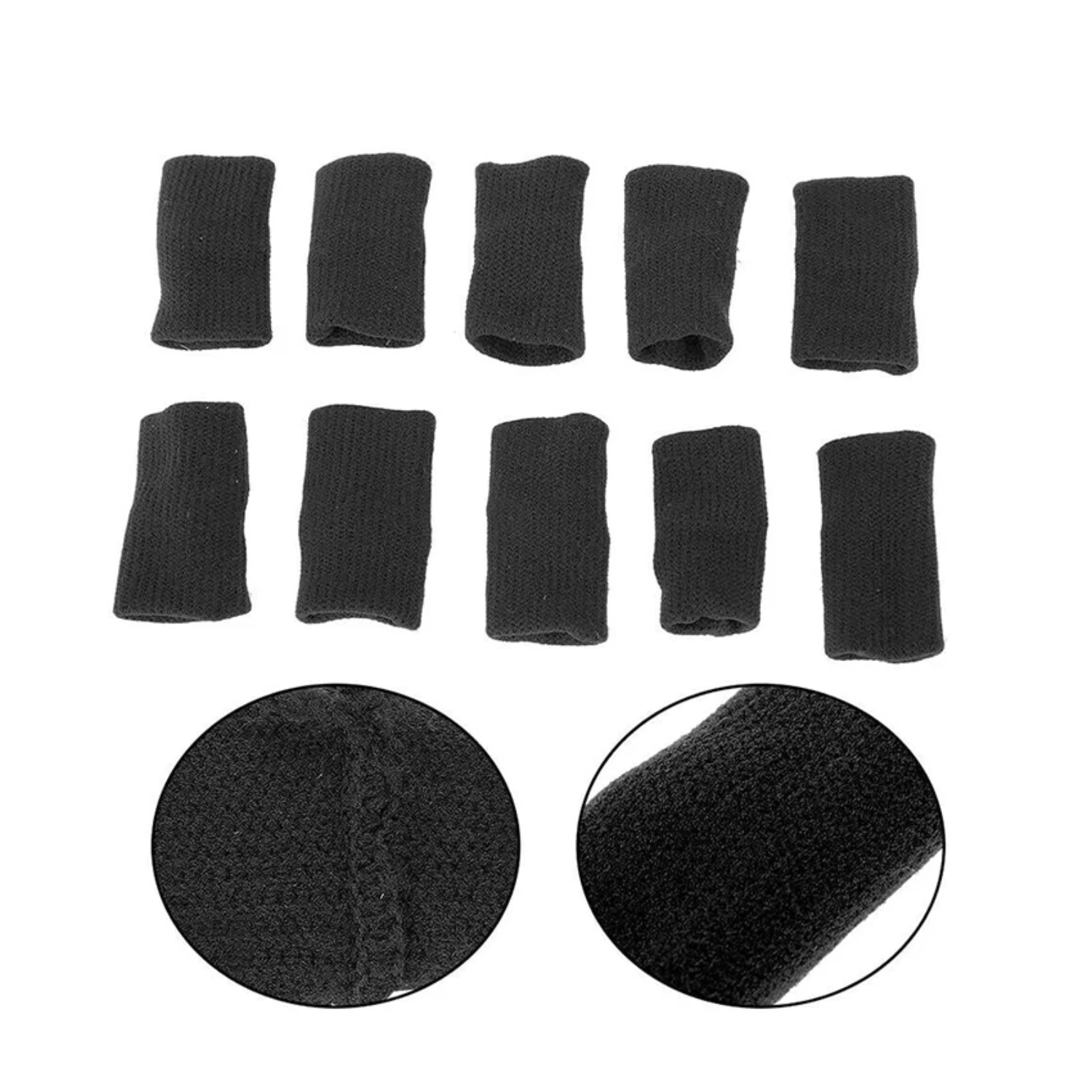 Kemket Finger Sleeves Protector for Sports and ache Relief-Pack of 10