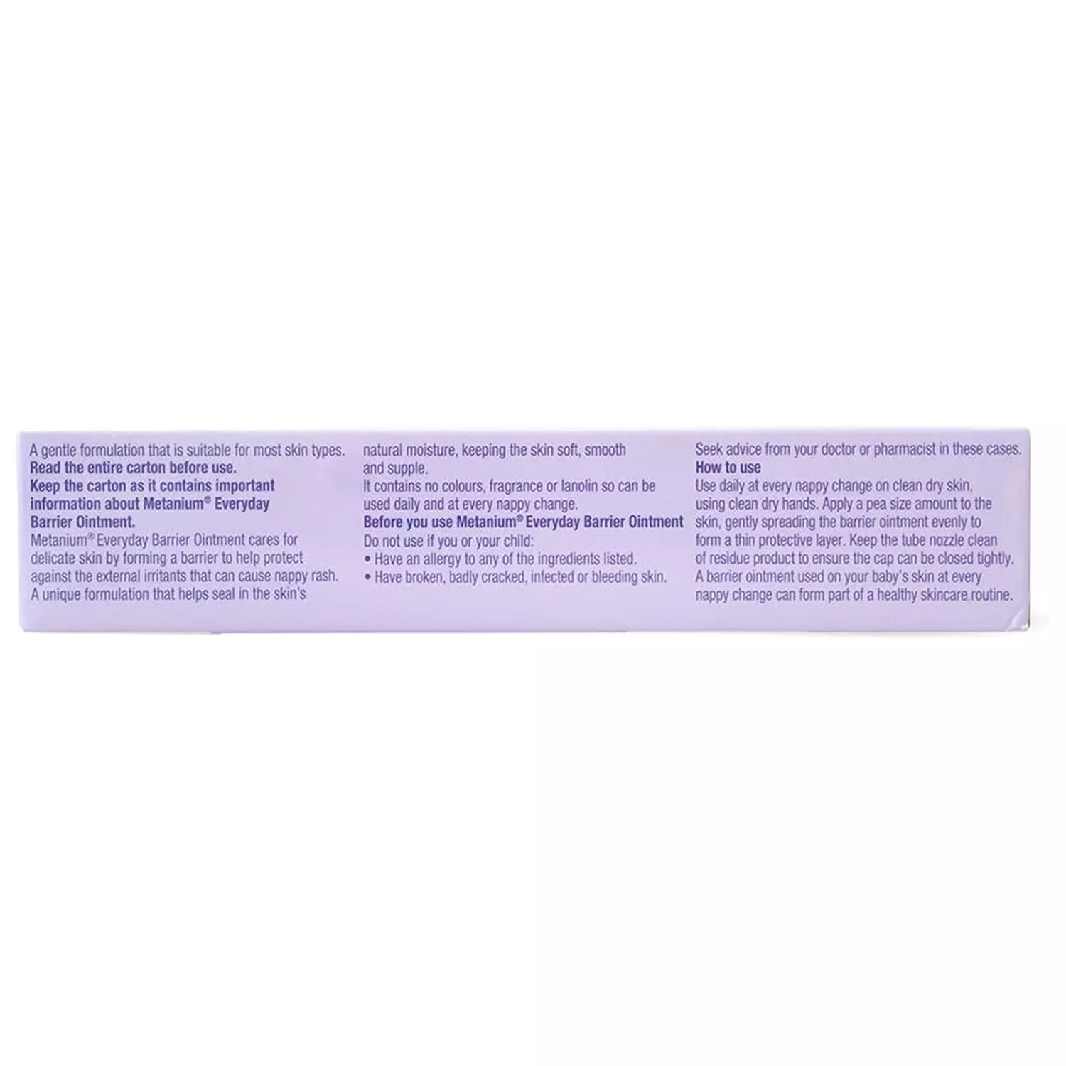 Metanium Everyday Barrier Ointment 40g