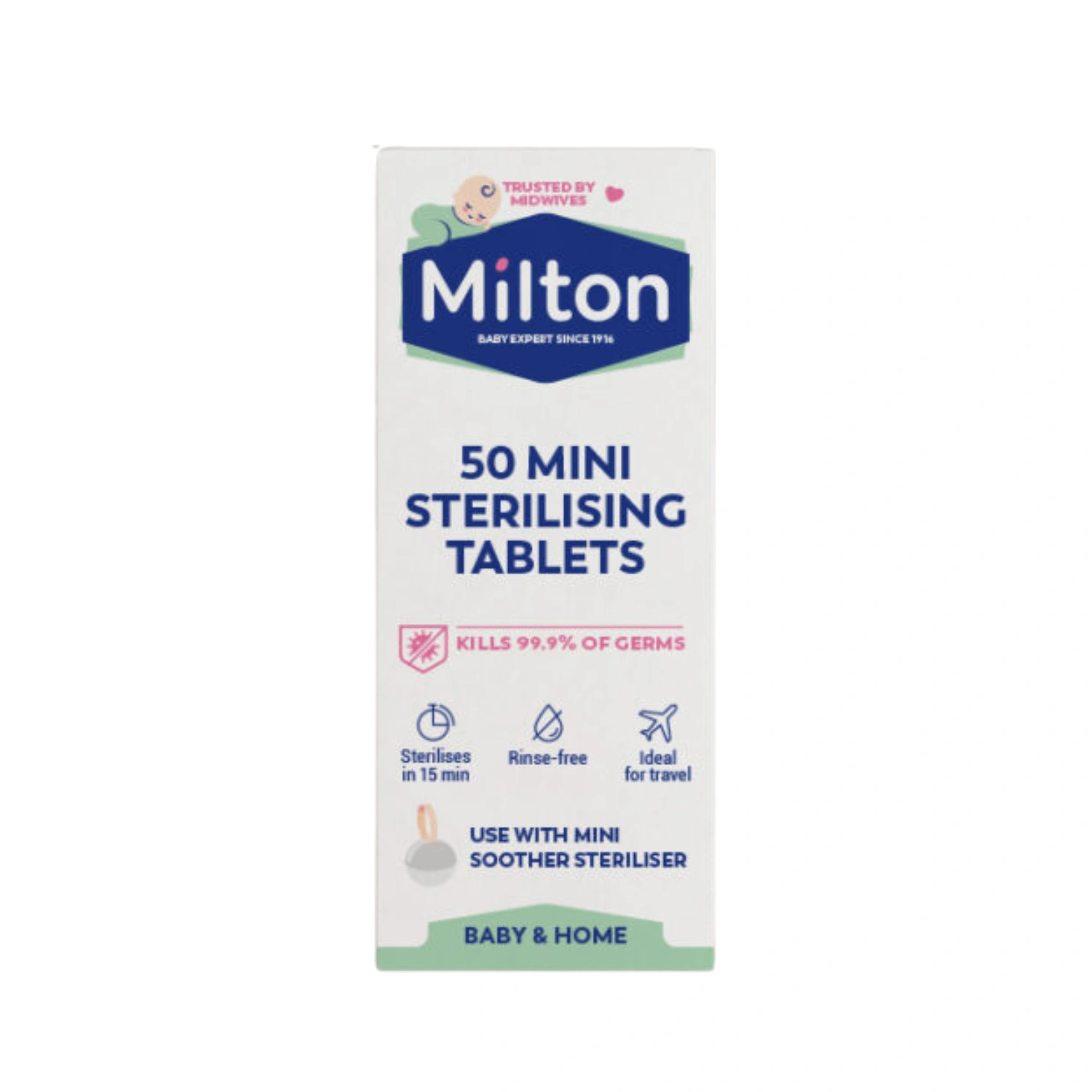 Milton Mini Sterilising Tablets 50 Tablets