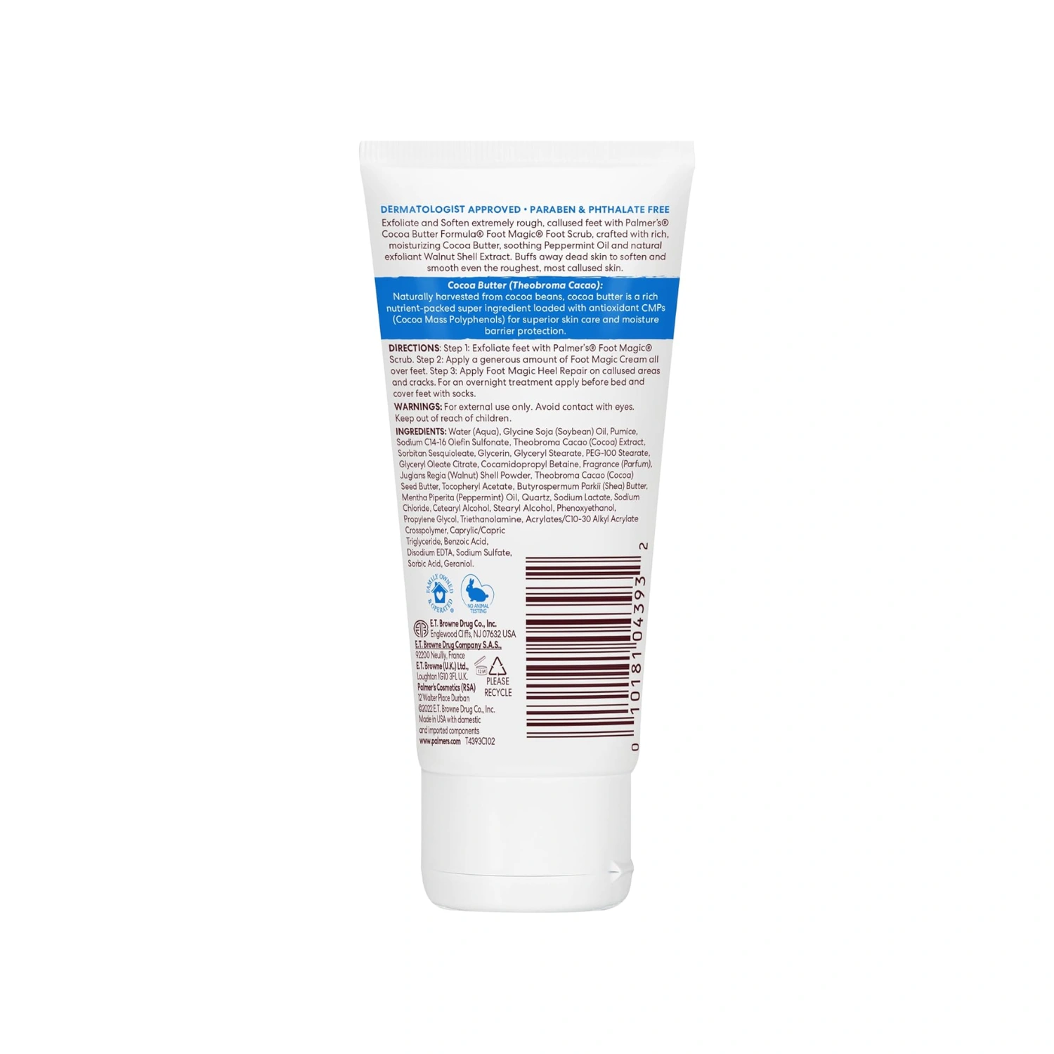 Palmers Cocoa Butter Formula Foot Scrub 60g