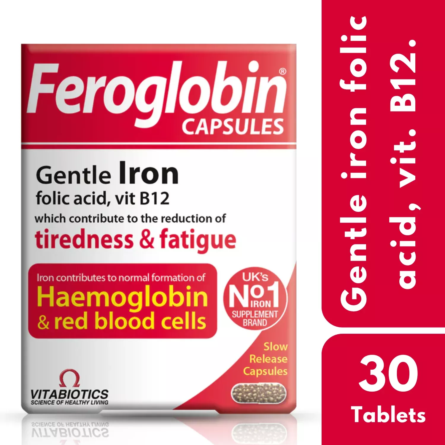 Vitabiotics Feroglobin Capsules 30 Capsules