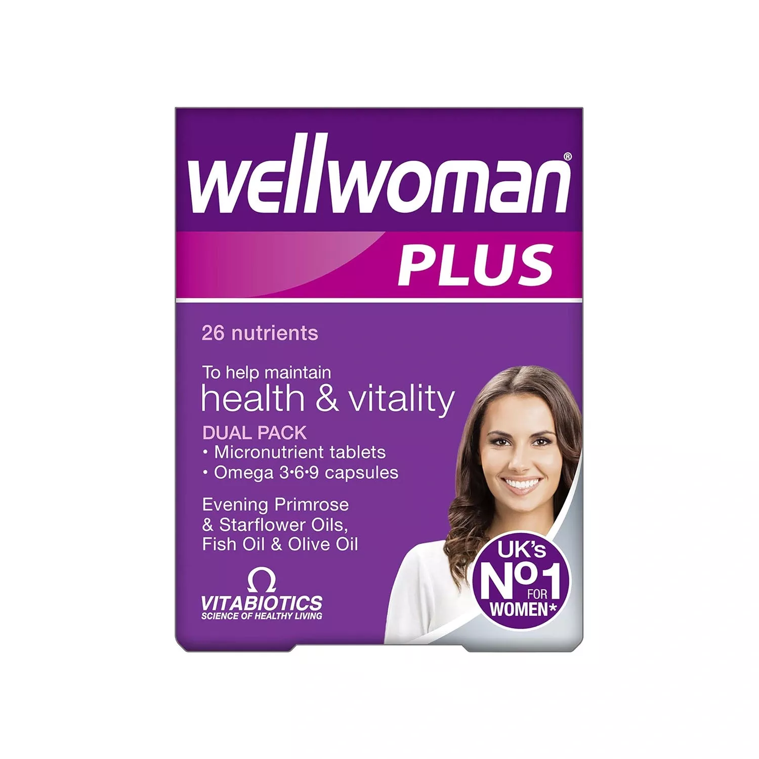 Vitabiotics Wellwoman Plus Omega 3 6 9 – 56 Tablets