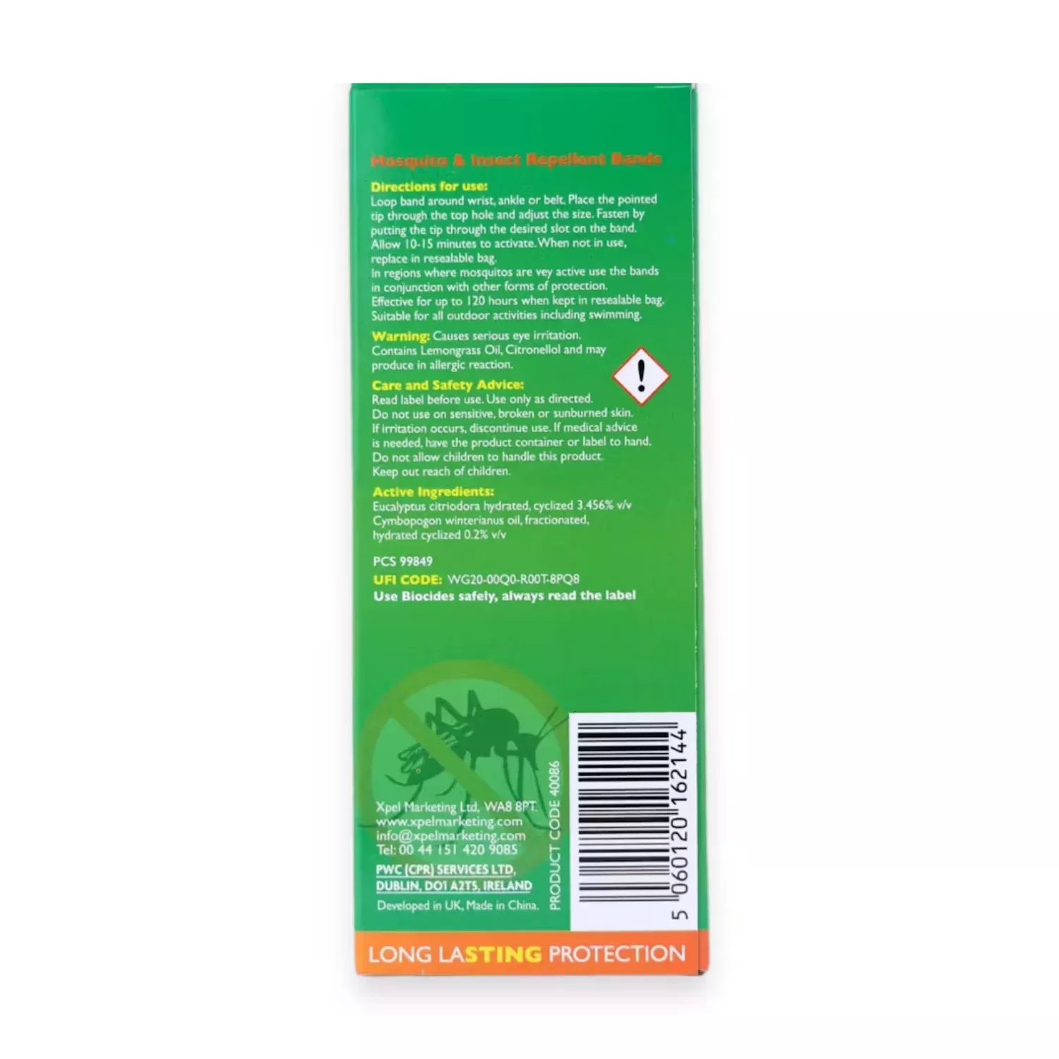 Xpel Mosquito & Insect Repellent Bands – 2 pack