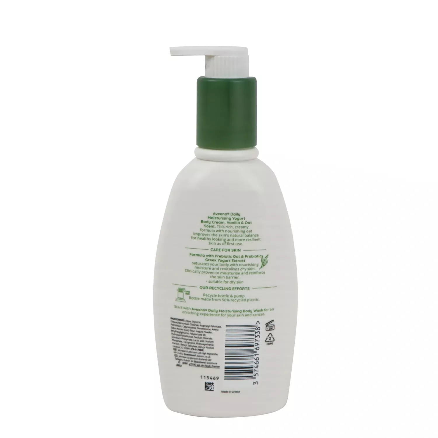 Aveeno Daily Moisturising Yogurt Body Cream 300ml