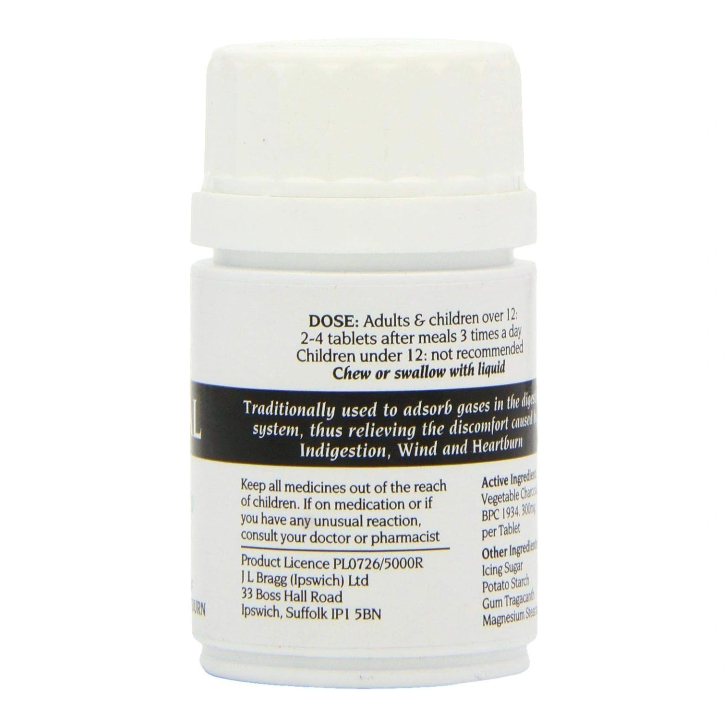 Bragg’s Medicinal Charcoal 100 Tablets