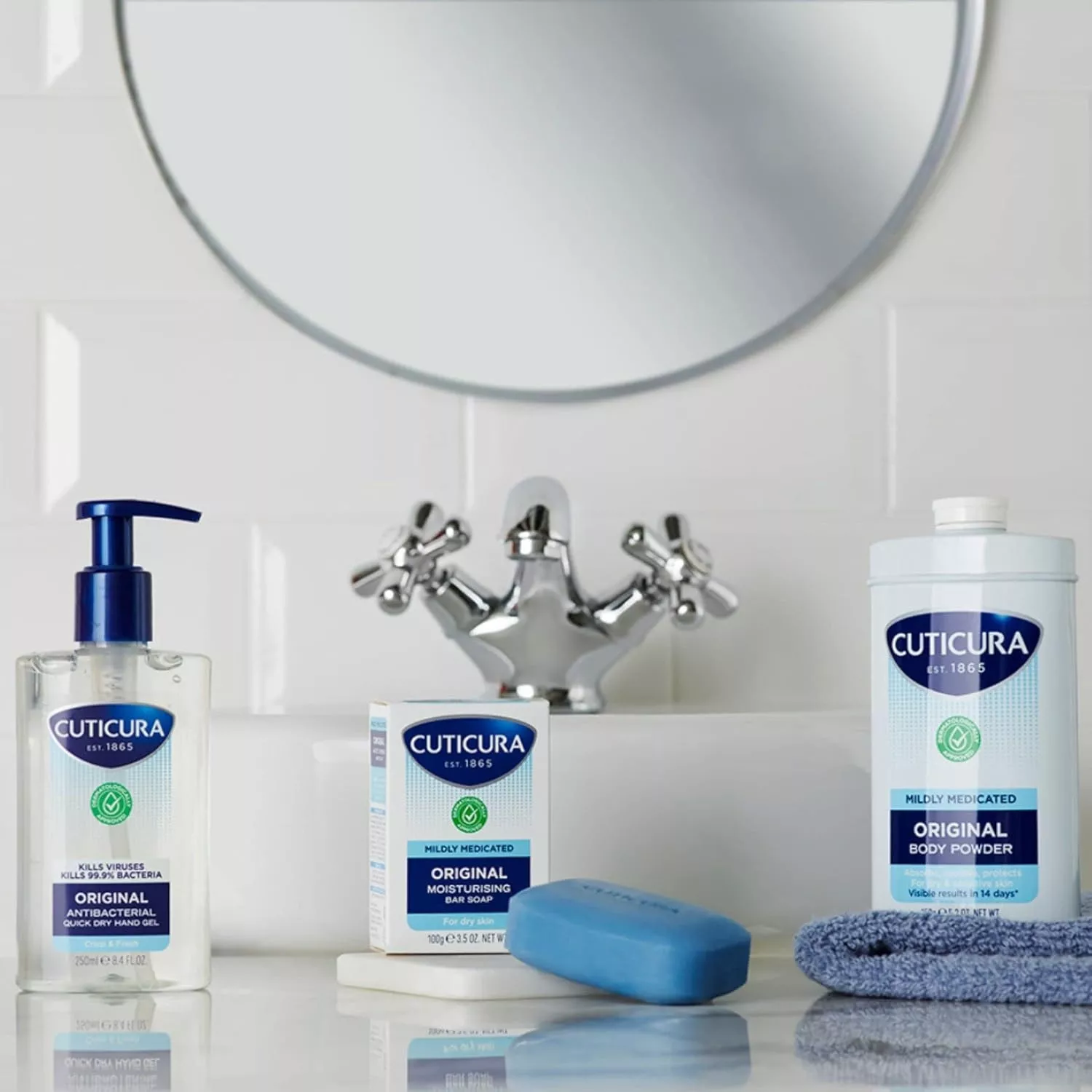 Cuticura Mildly Medicated Talcum Powder 250g