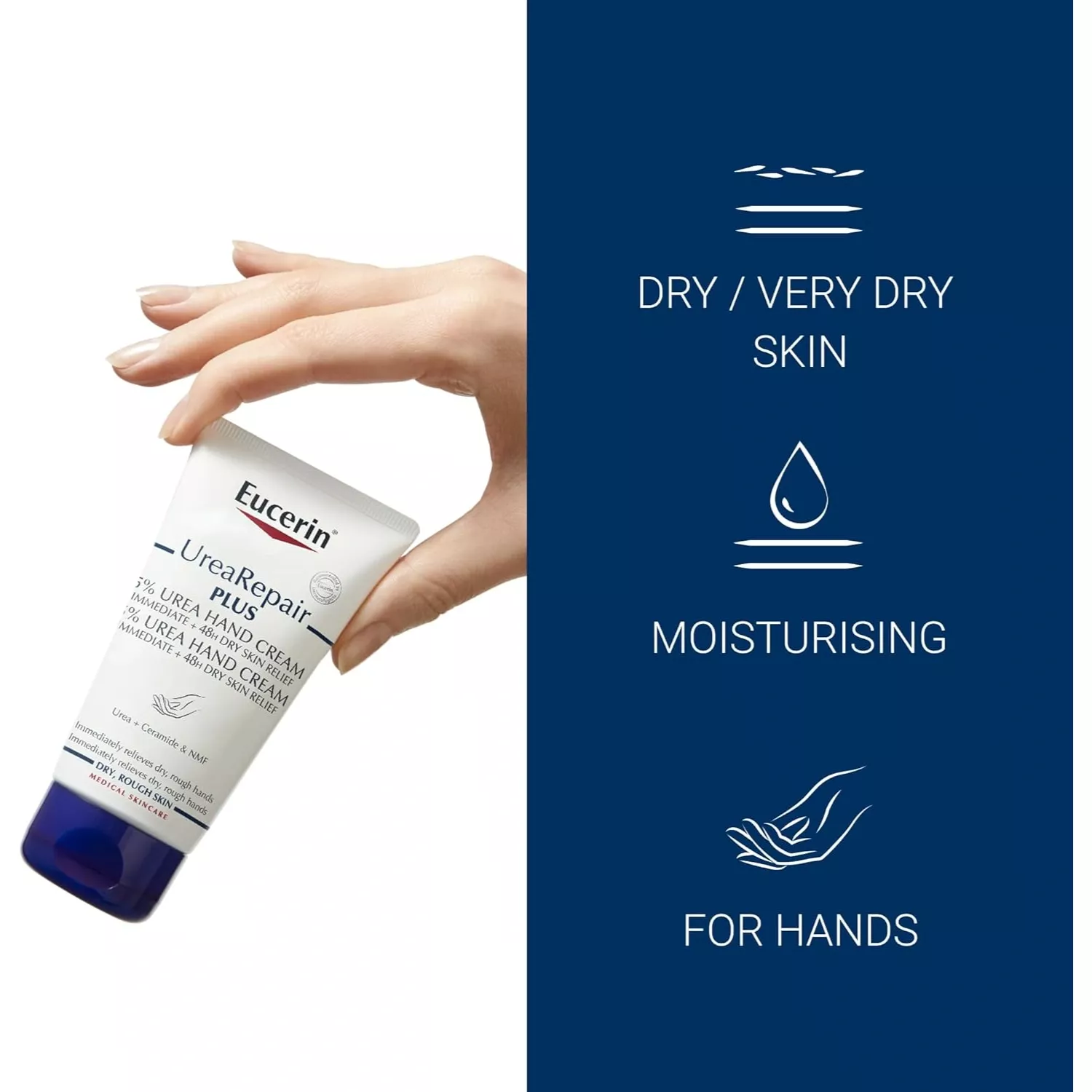 Eucerin UreaRepair Plus 5% Urea Hand Cream 75ml