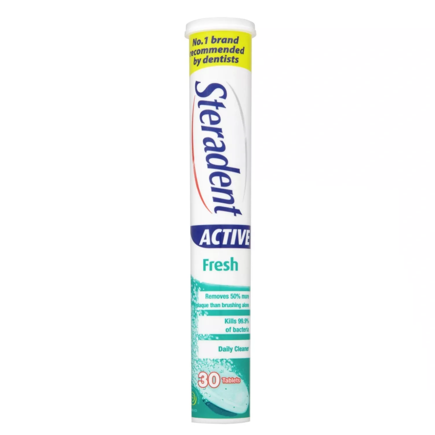 Steradent Active Fresh Denture Cleaner 30 Tablets – Pack Of 12