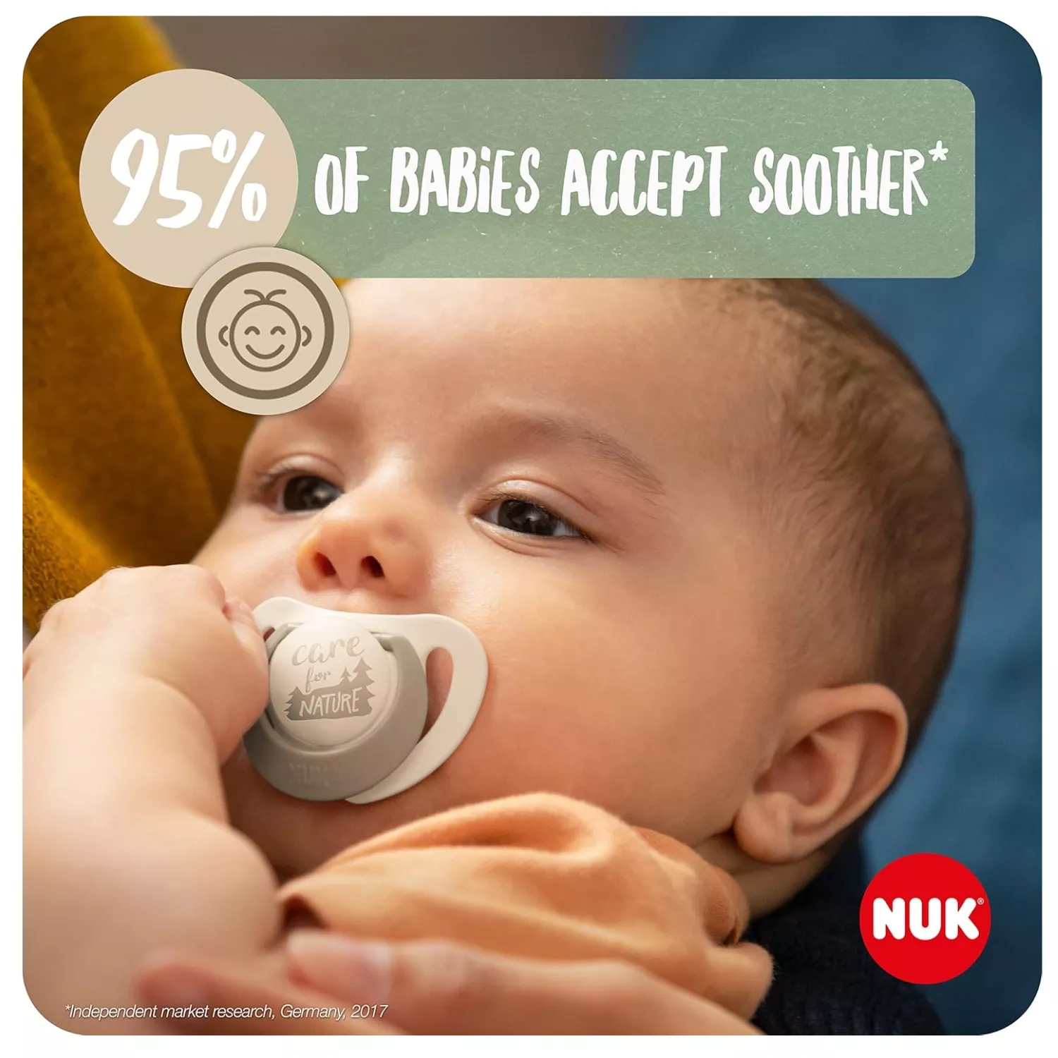 NUK Star Baby Dummy, 18-36 Months, Soothes
