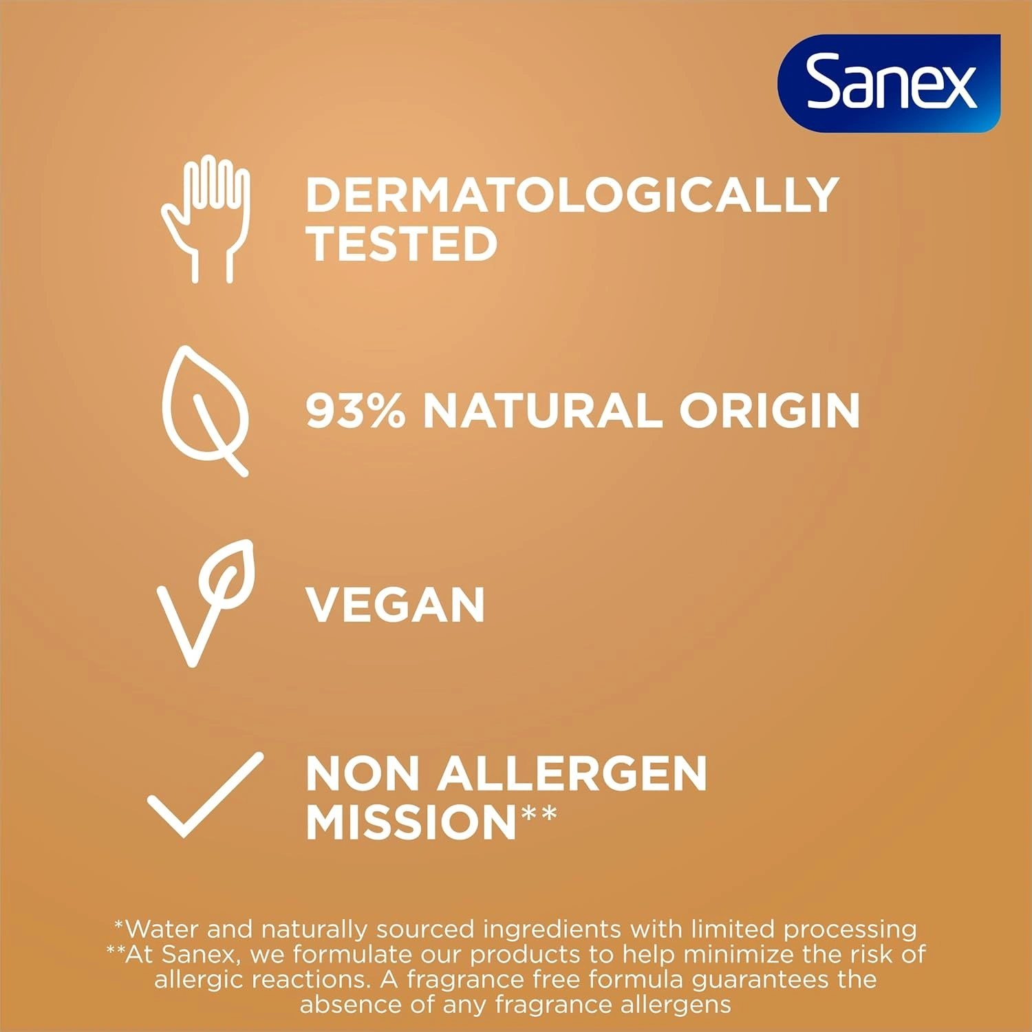 Sanex Zero% Hypoallergenic Sensitive Shower Gel 450ml