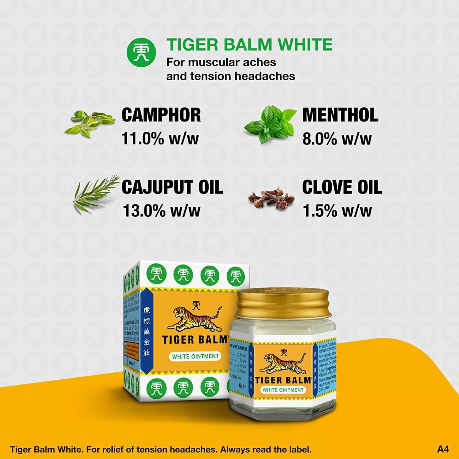 Tiger Balm White Ointment 19g