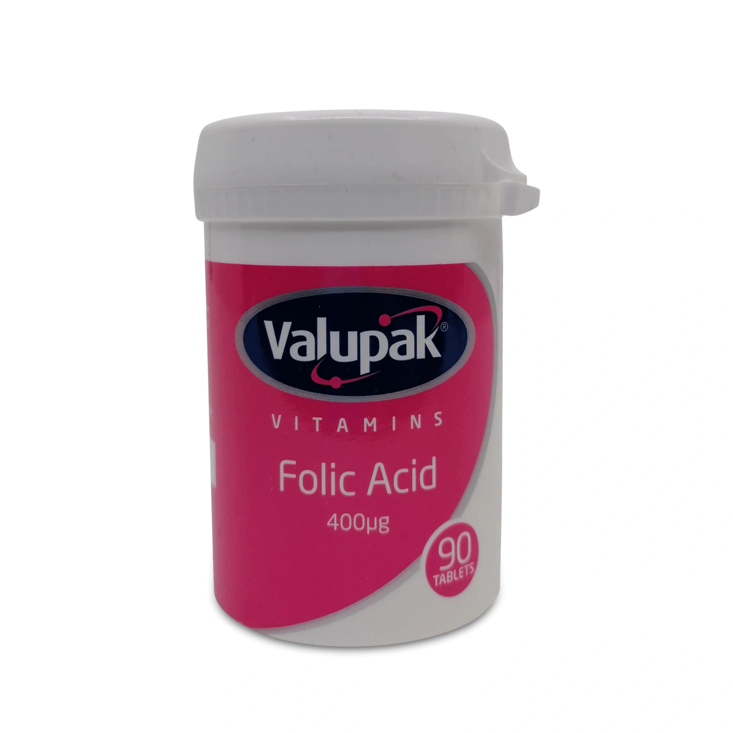 Valupak Folic Acid Tablets 400mcg Pack of 90