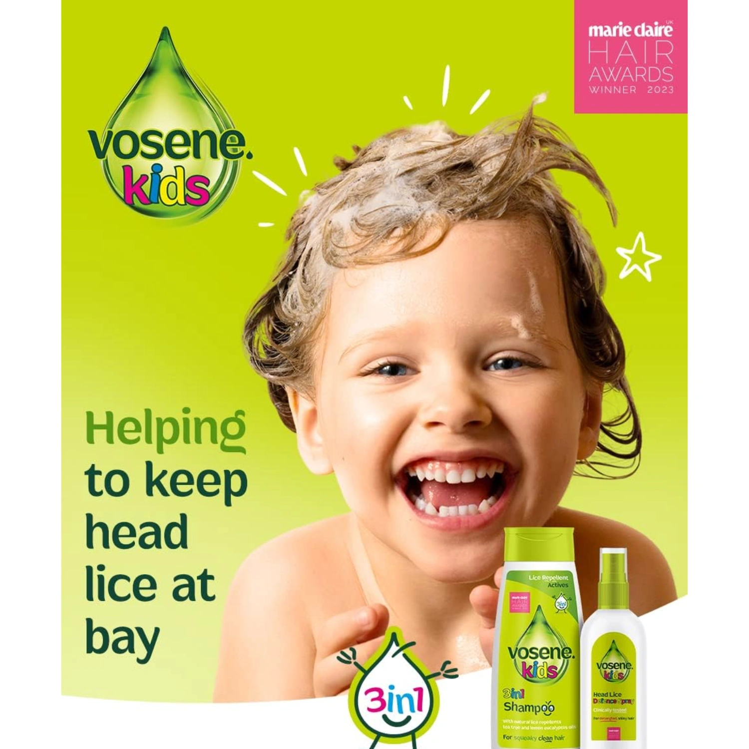 Vosene Kids 3 in 1 Conditioning Shampoo 250ml