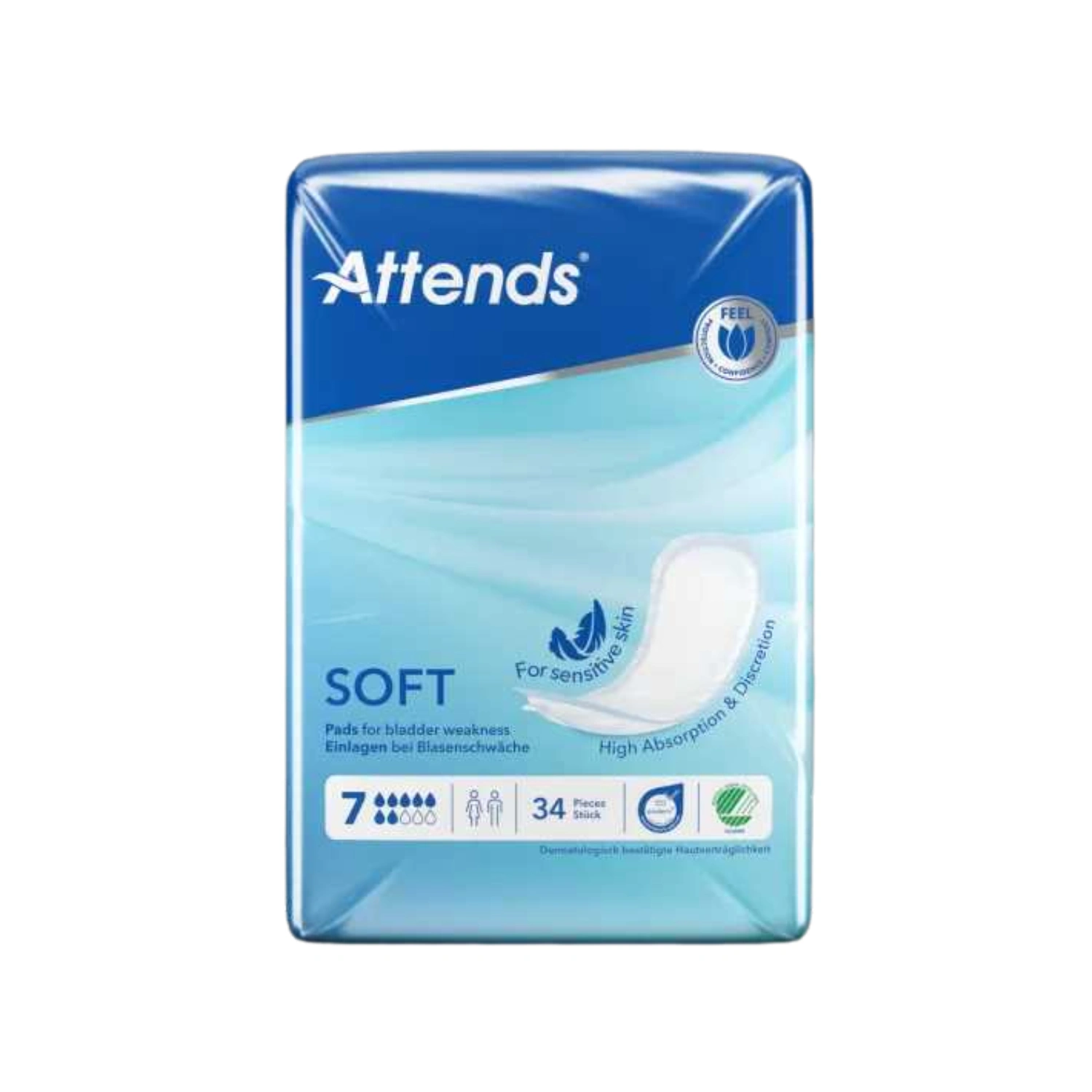 Attends Soft Pads (7) 34 Pads