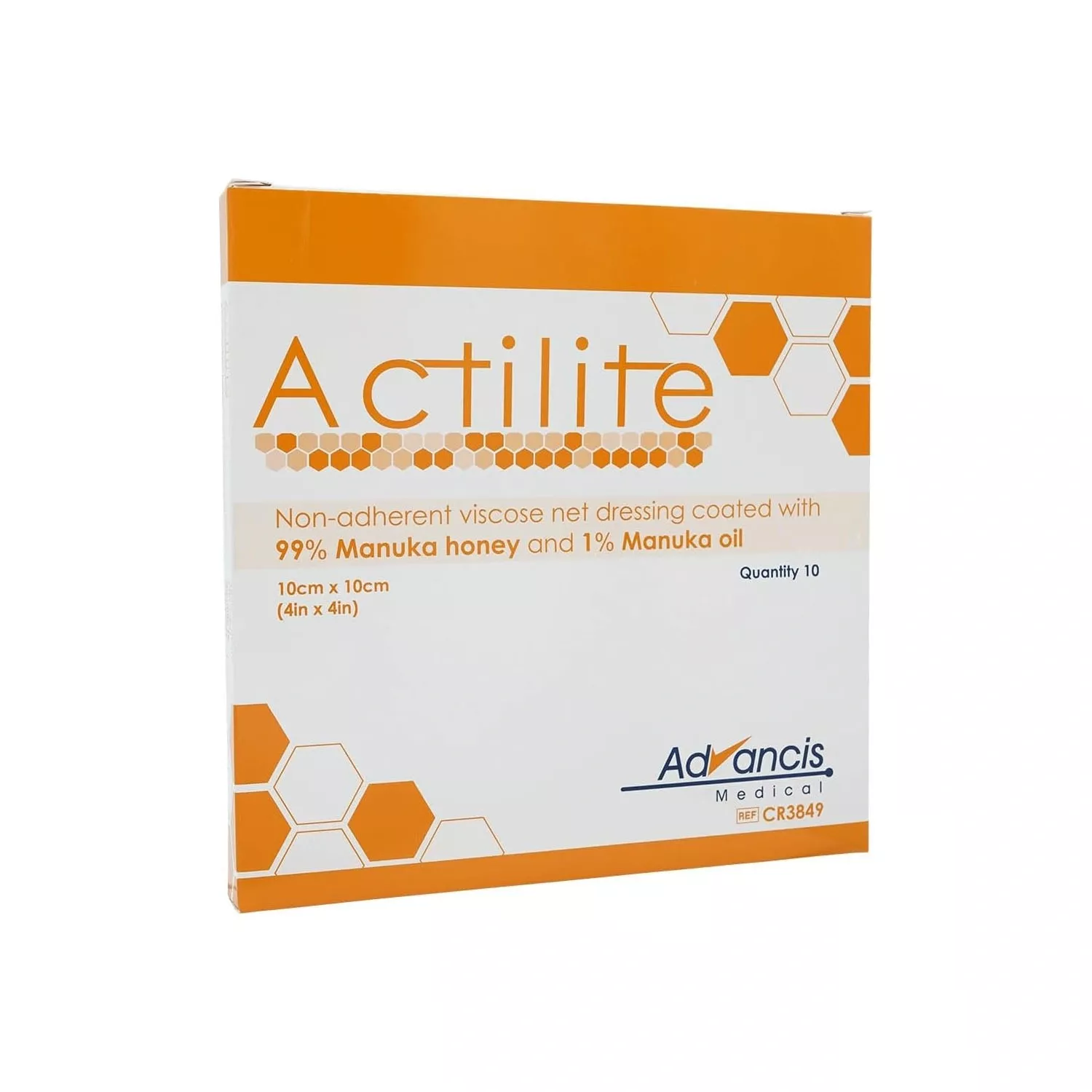 Actilite  Advancis Medical Dressing 10cmX10cm – 10 Count