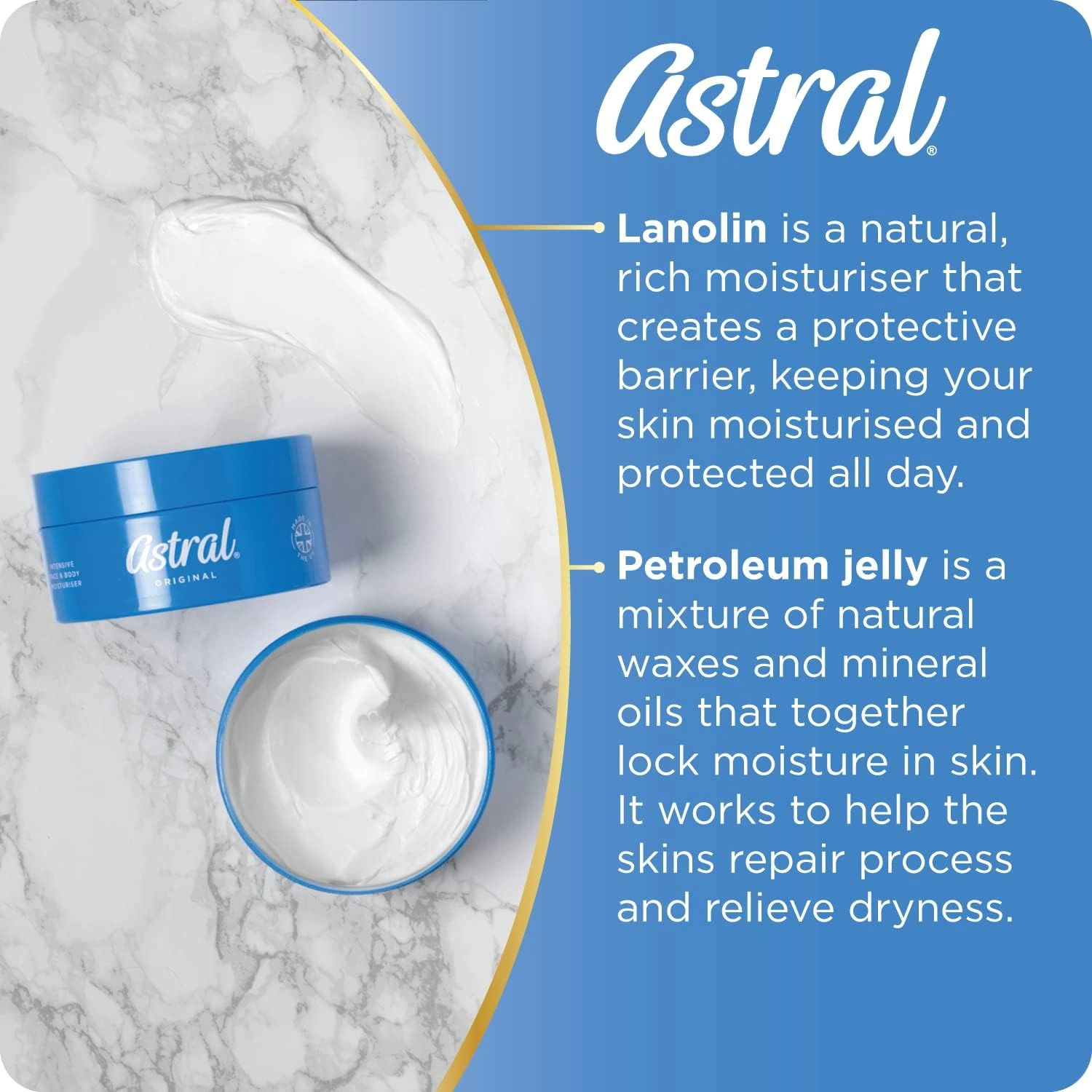 Astral original face and body moisturizer 500ml 4