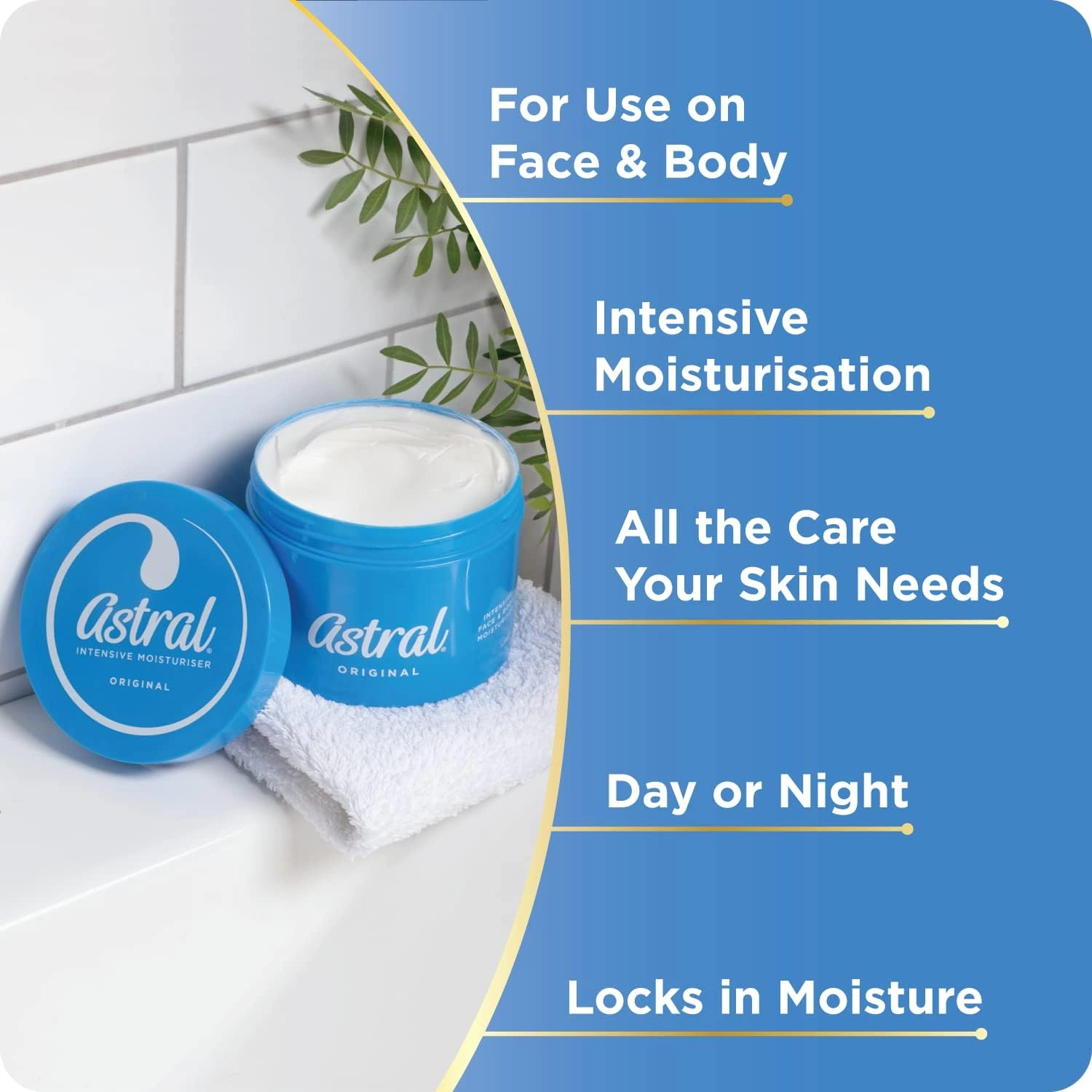 Astral original face and body moisturizer 500ml 6