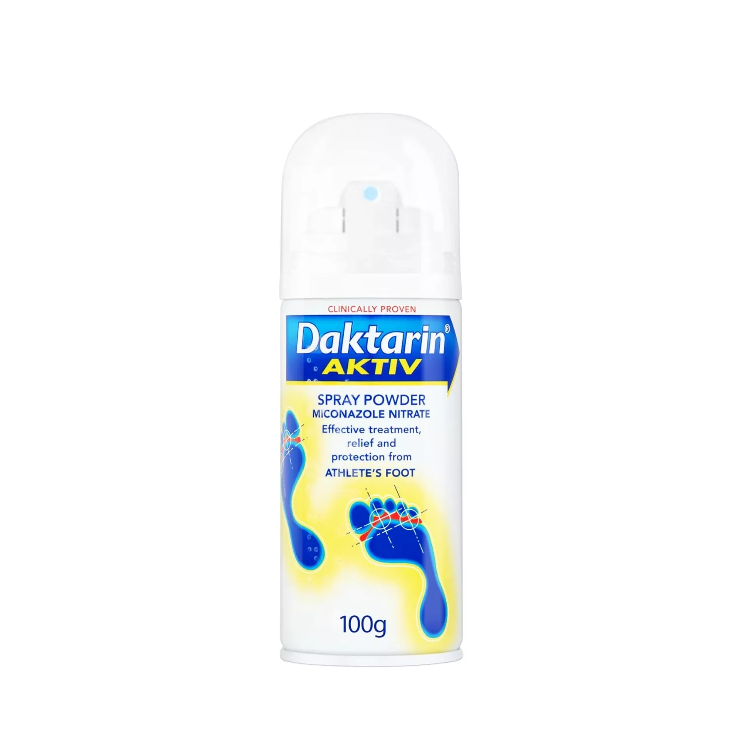 Daktarin Activ Athlete’s Foot Spray Powder 100g