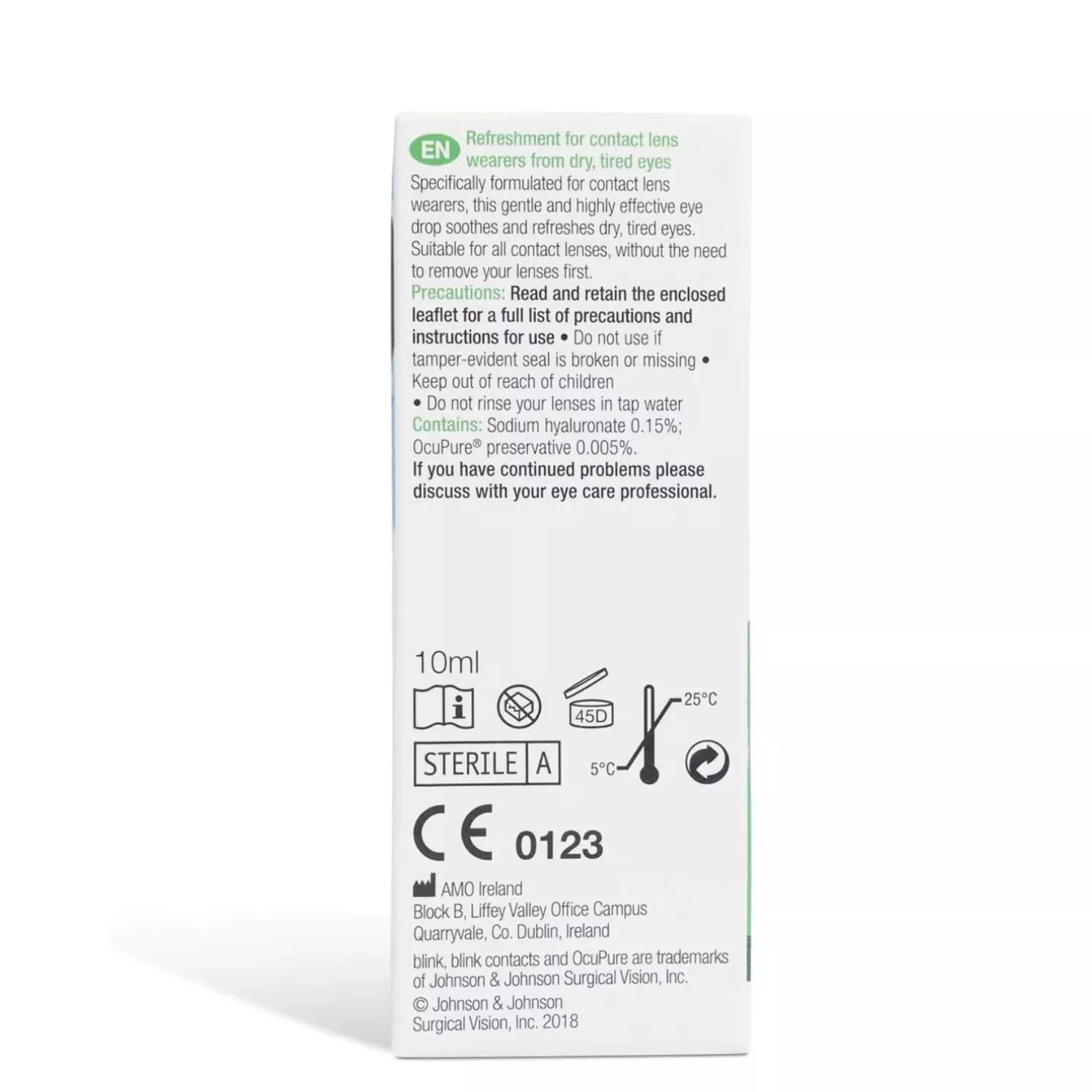 Blink contacts soothing eye drops 10ml 2 1