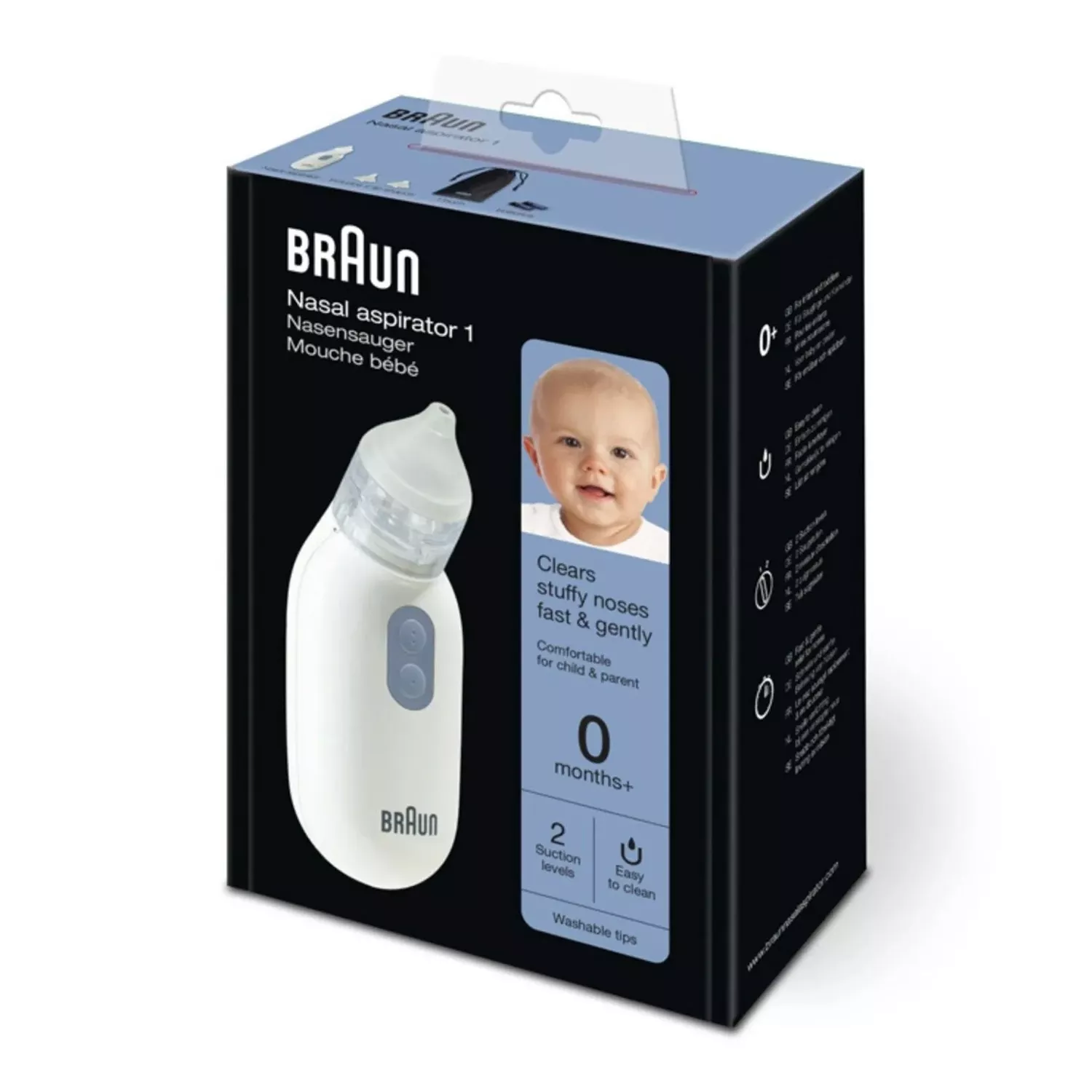 Braun bna100 electrical nasal aspirator 0 months