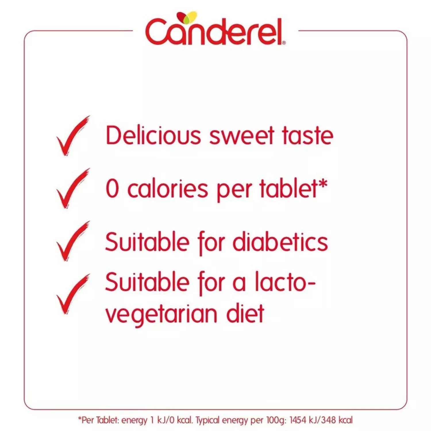 Canderel sweetener zero calorie 300 tablets 7