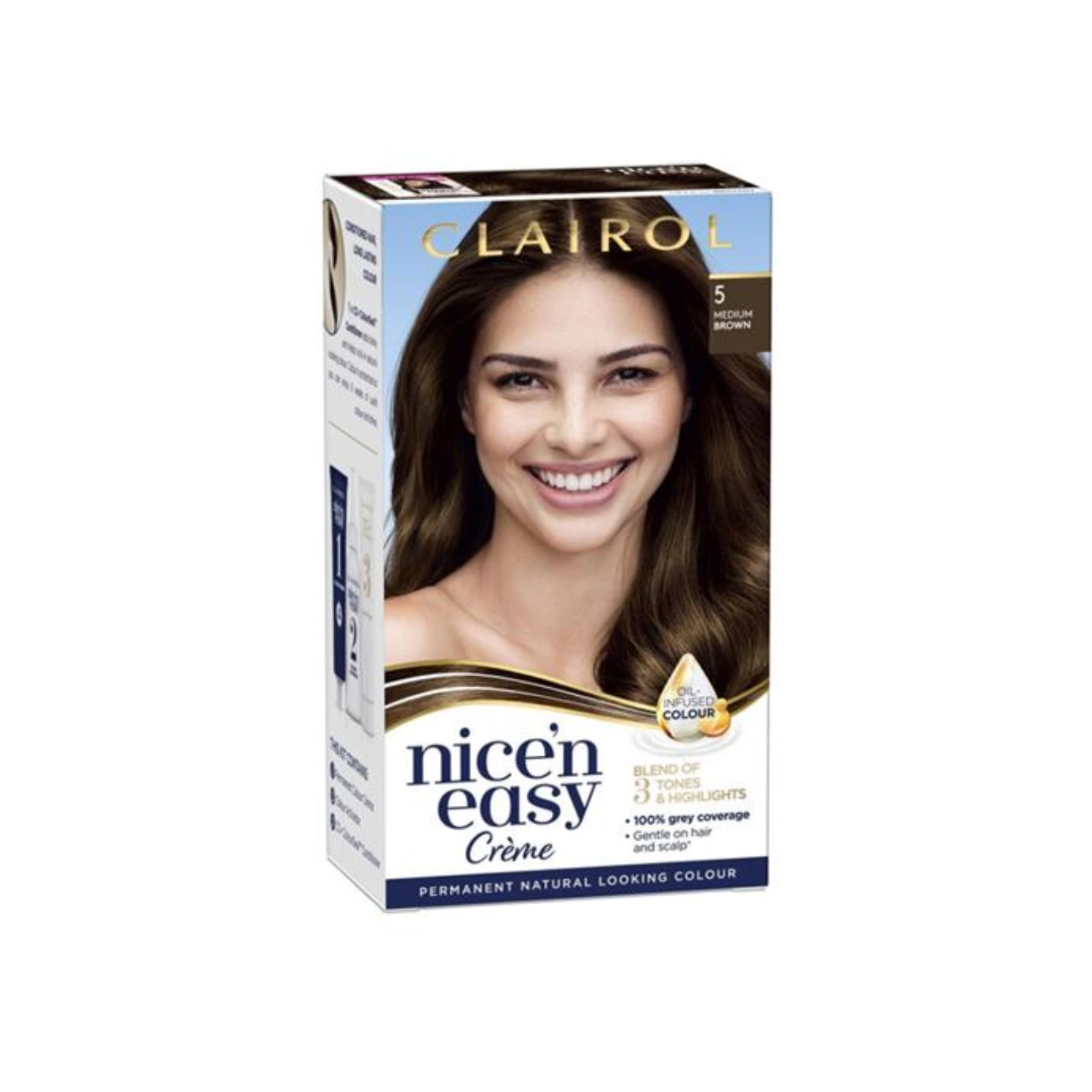 Clairol Nice’n Easy Hair Dye 5 Medium Brown