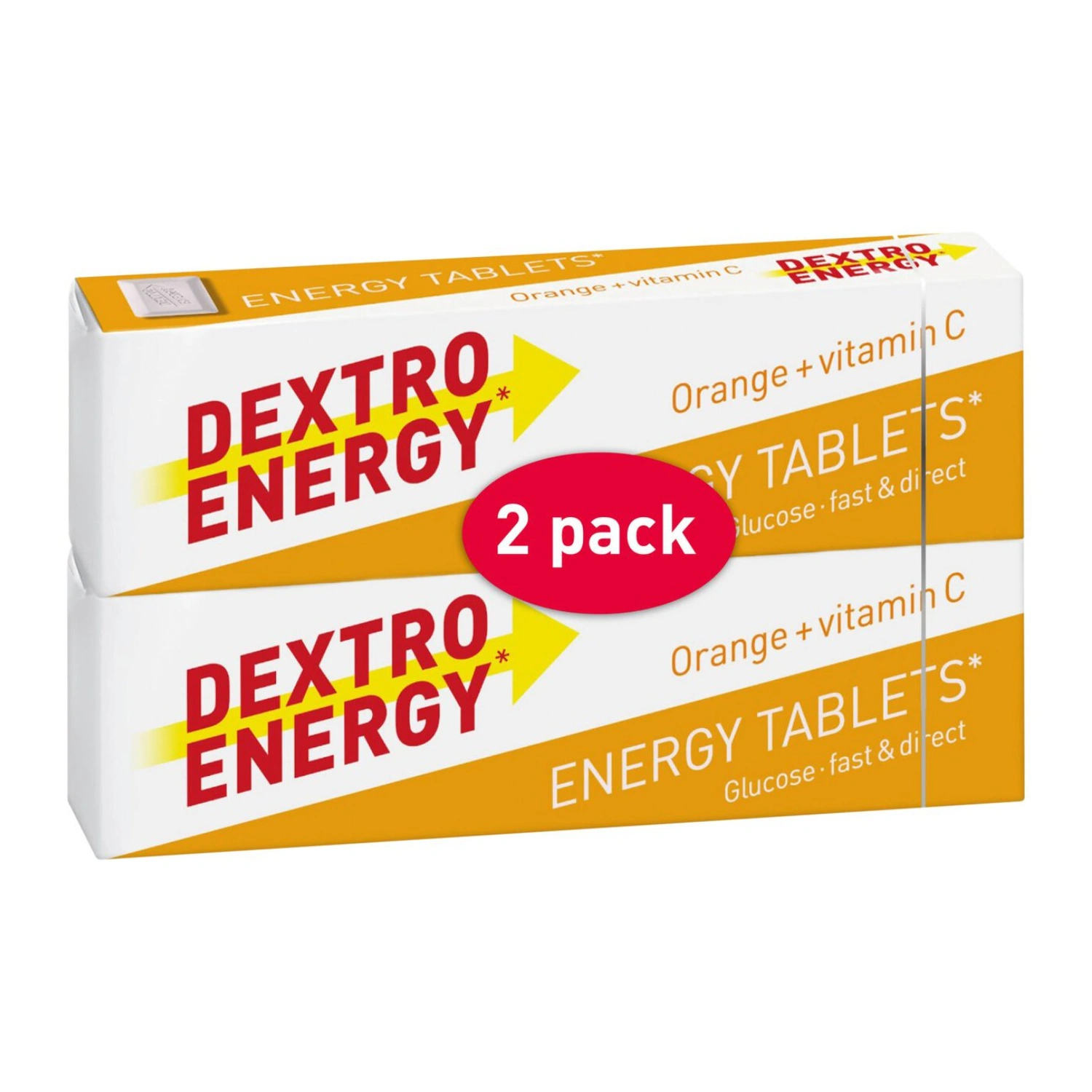 Dextro Orange + Vitamin C Energy Tablets 2 x 14 per pack