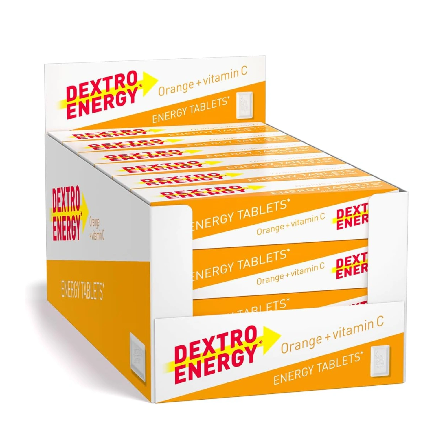 Dextro Orange + Vitamin C Energy Tablets Twin pack (Pack of 12)
