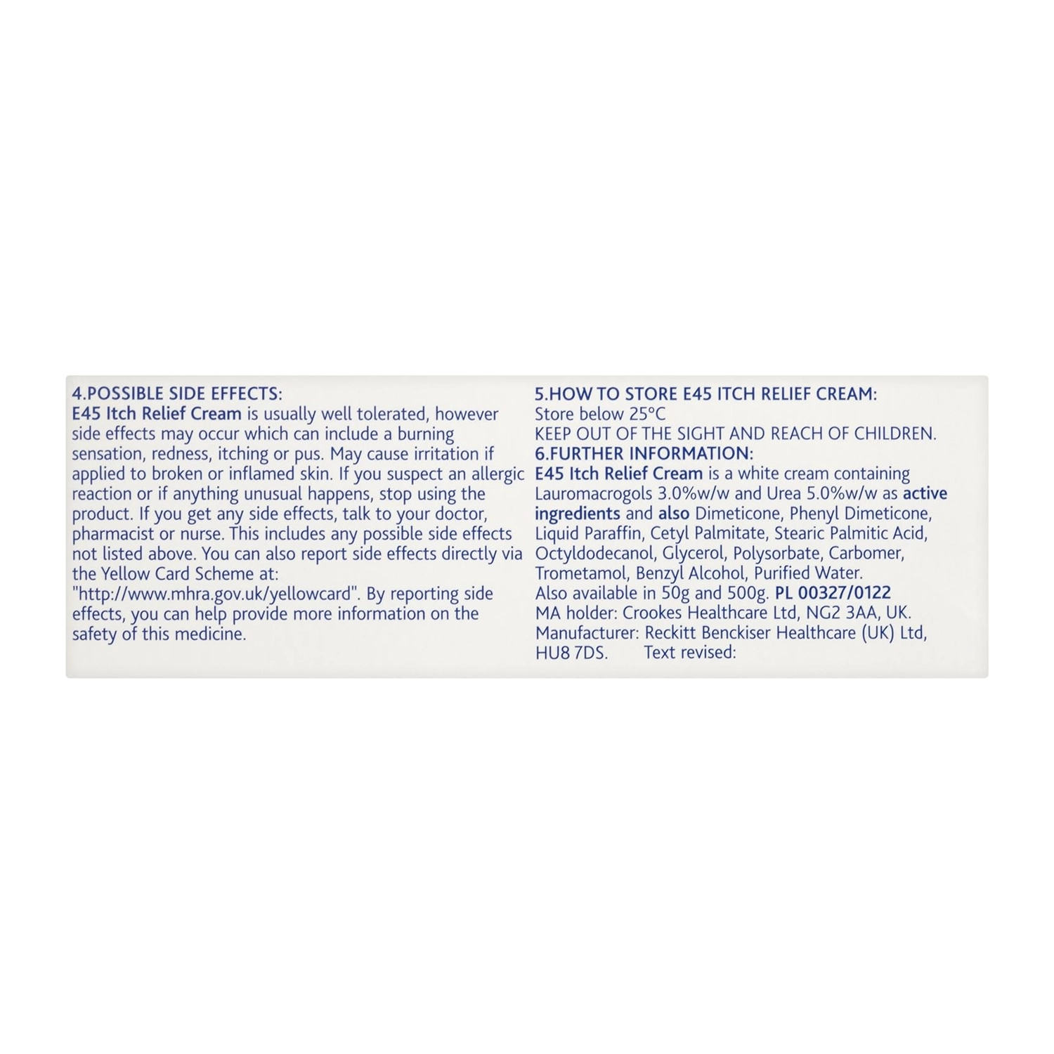 E45 dermatological itch relief cream 100g 2
