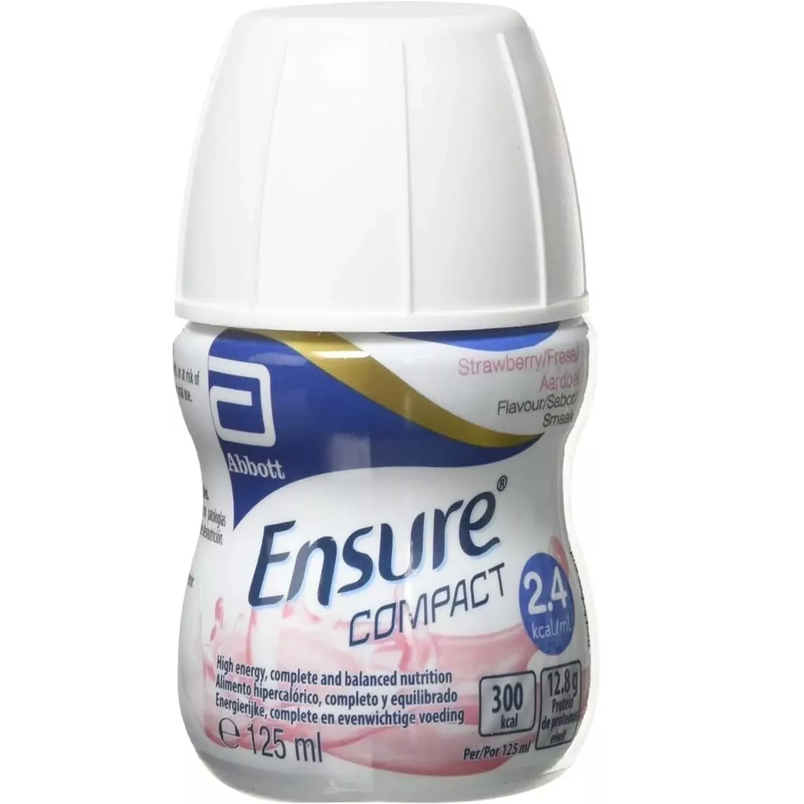 Ensure Compact Stawberry Flavour Drink Contains (12X125ml)