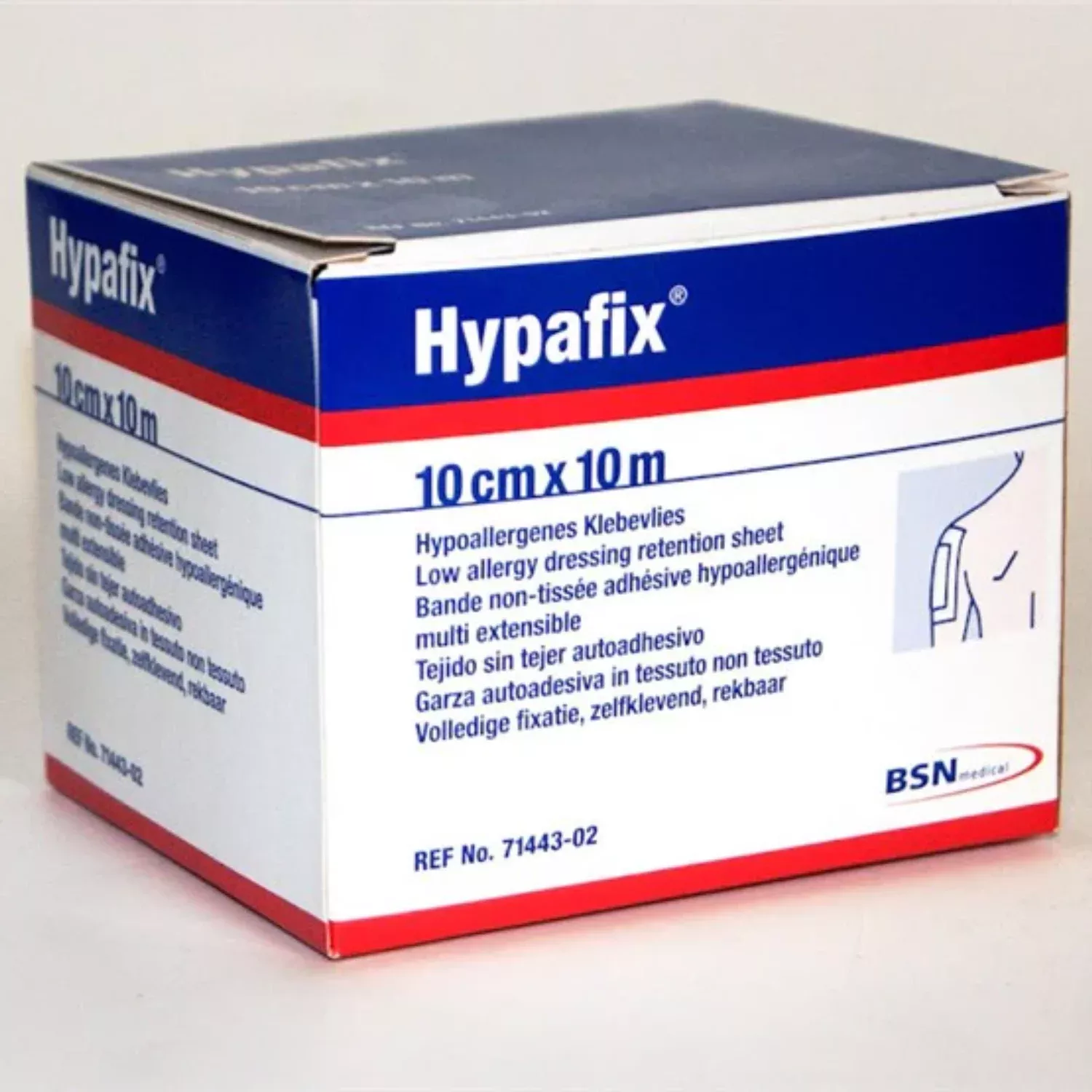 Hypafix dressing retention sheet 10cm x 10m 2