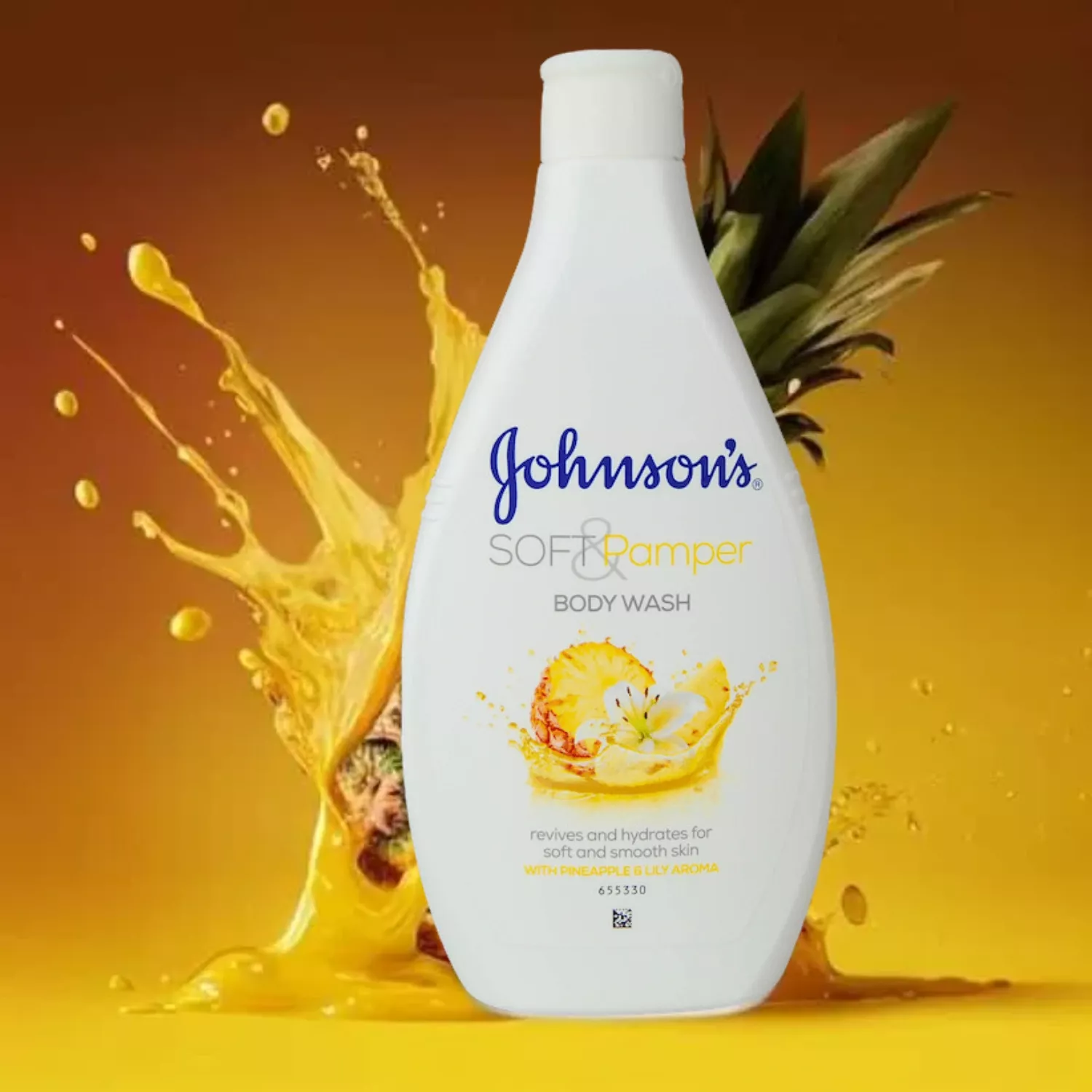 Johnsons bwash soft pamper 400ml 4