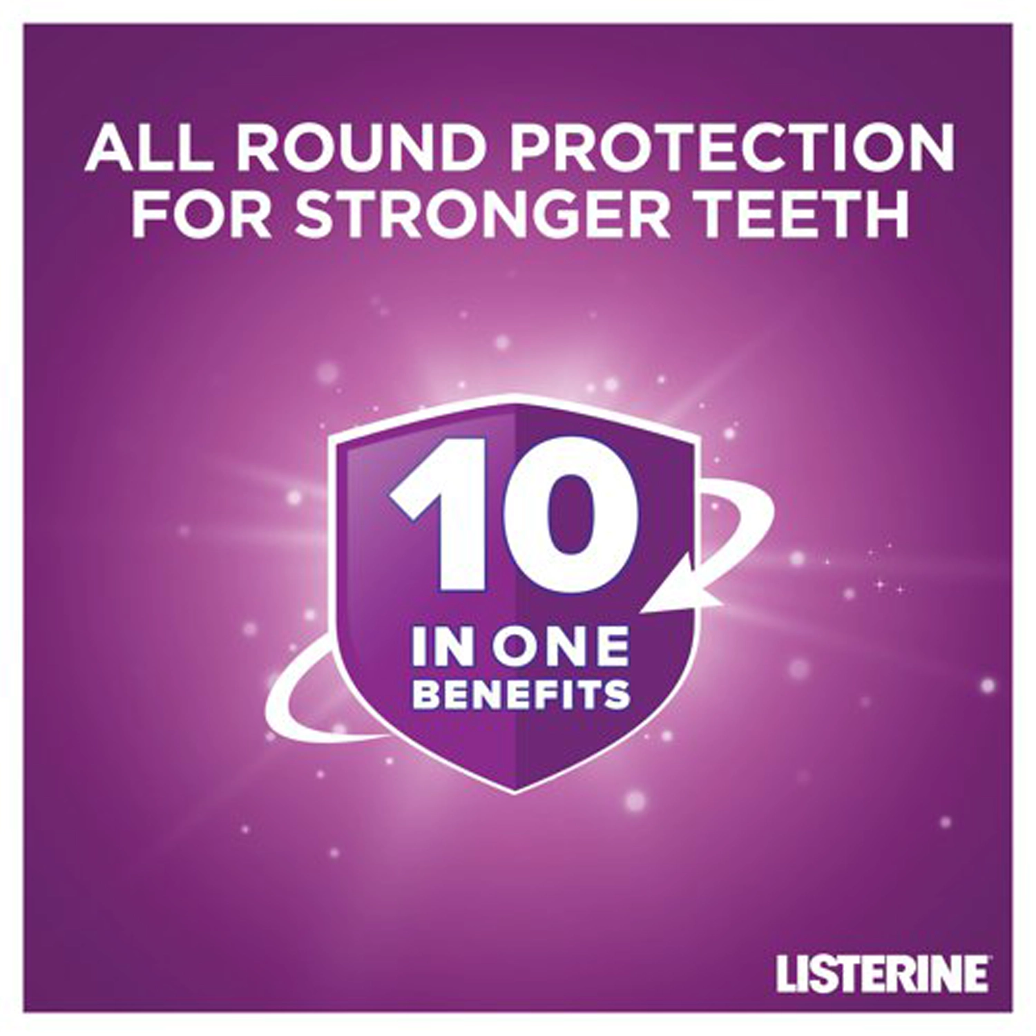 Listerine total care clean mint antibacterial mouthwash 500ml 6
