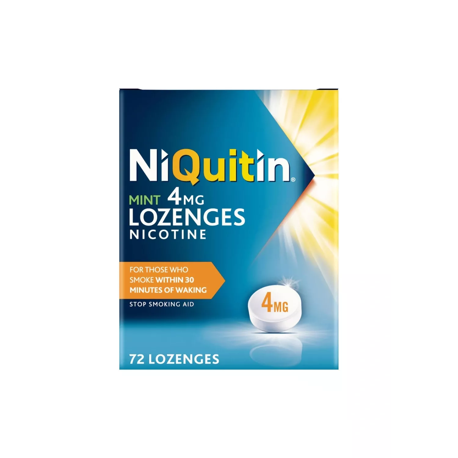 Niquitin Lozenges 4mg Mint – 72 Lozenges