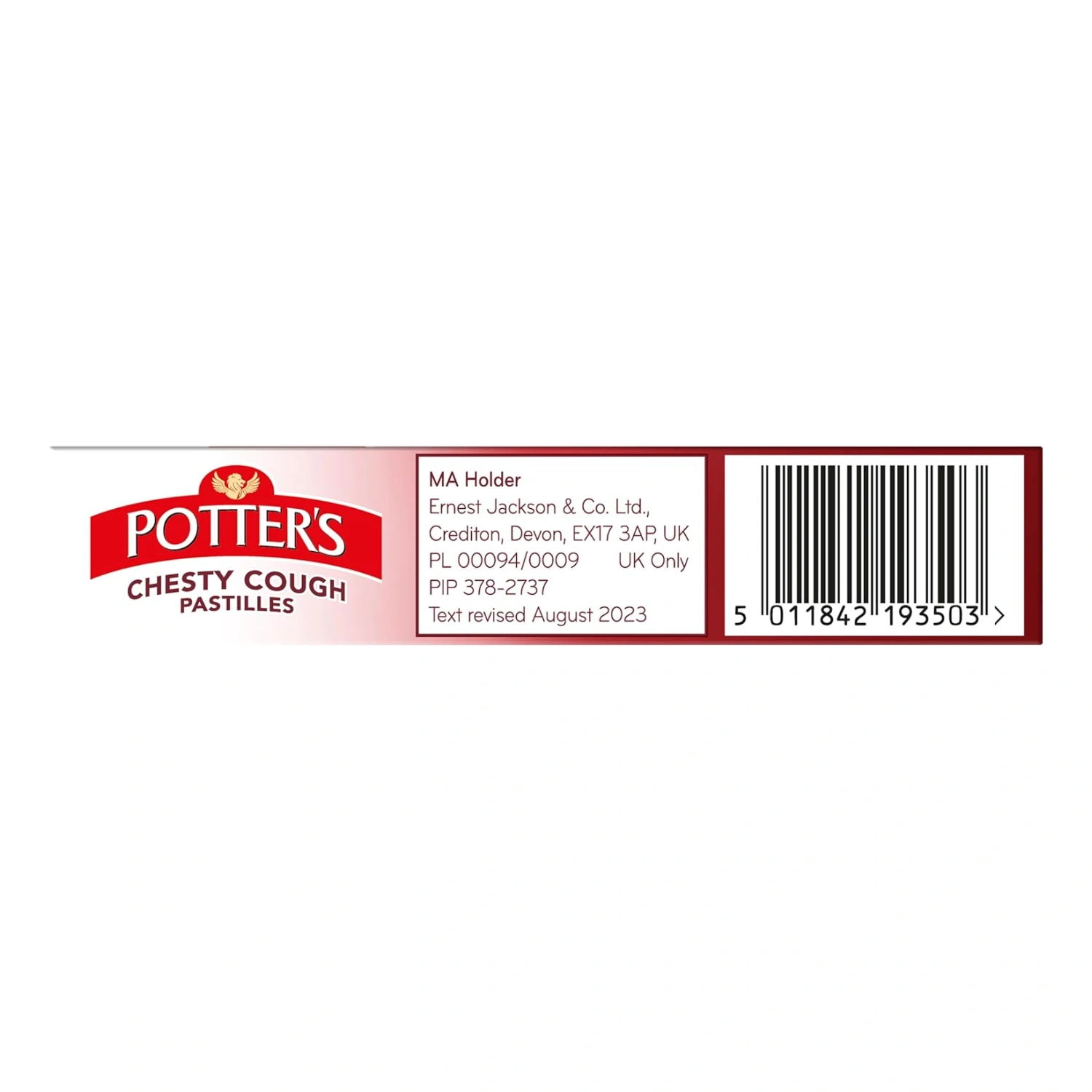 Potters chesty cough catarrh 20 pastilles 1